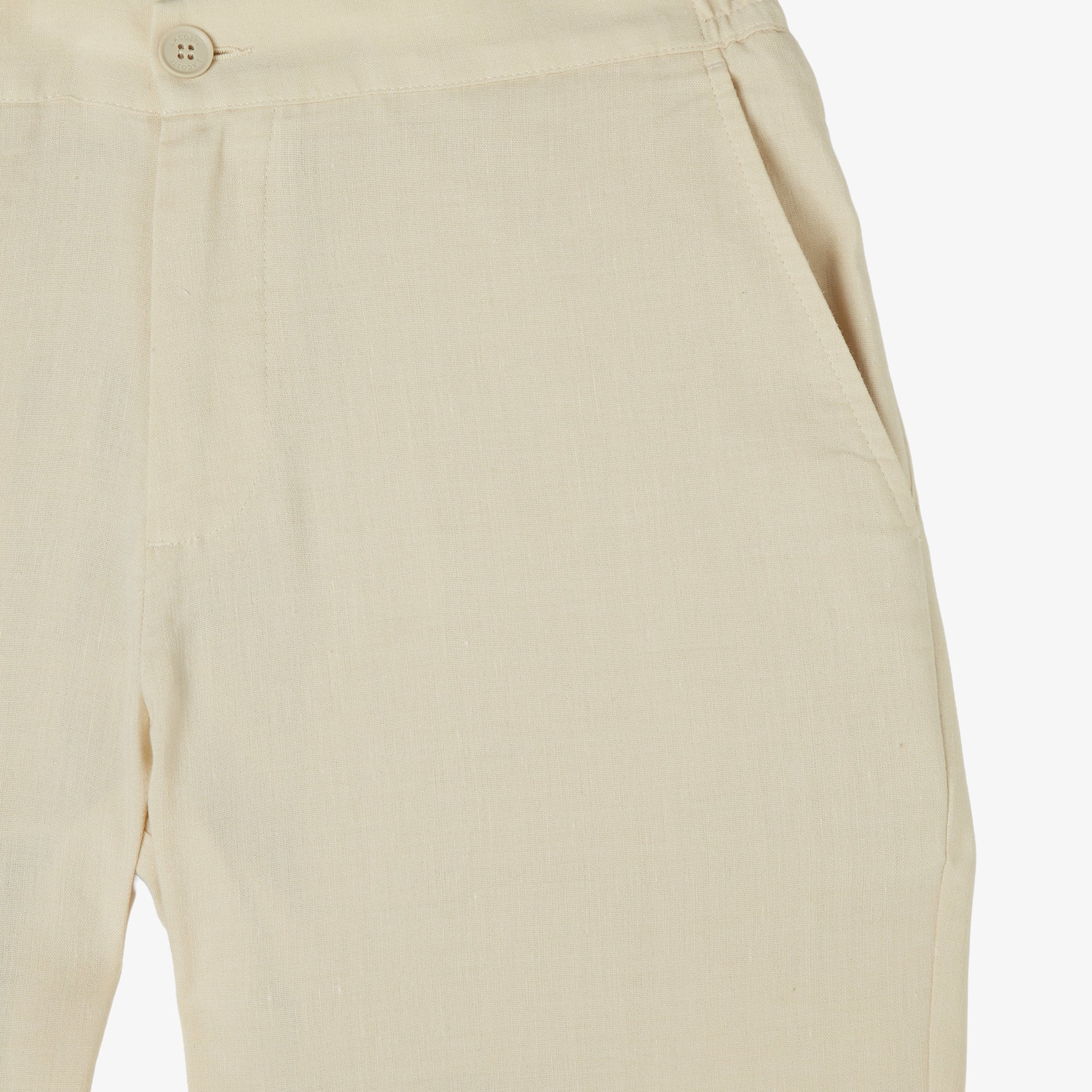 Erkek Tapered Fit Krem Chino Pantolon