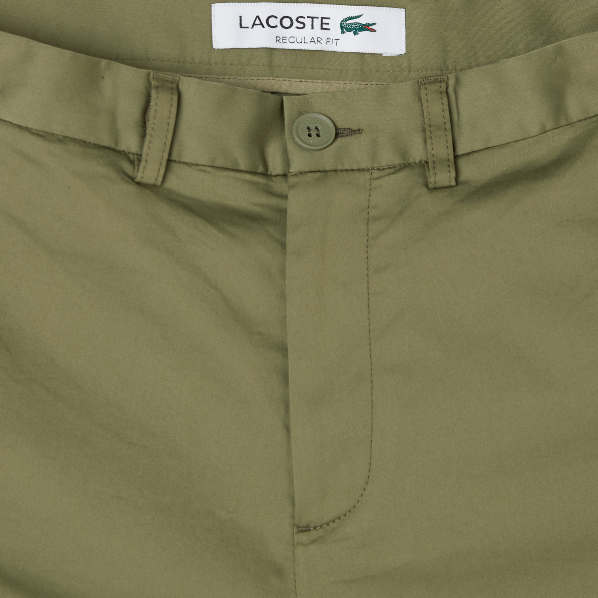 Lacoste Erkek Regular Fit Haki Bermuda Şort görsel 4