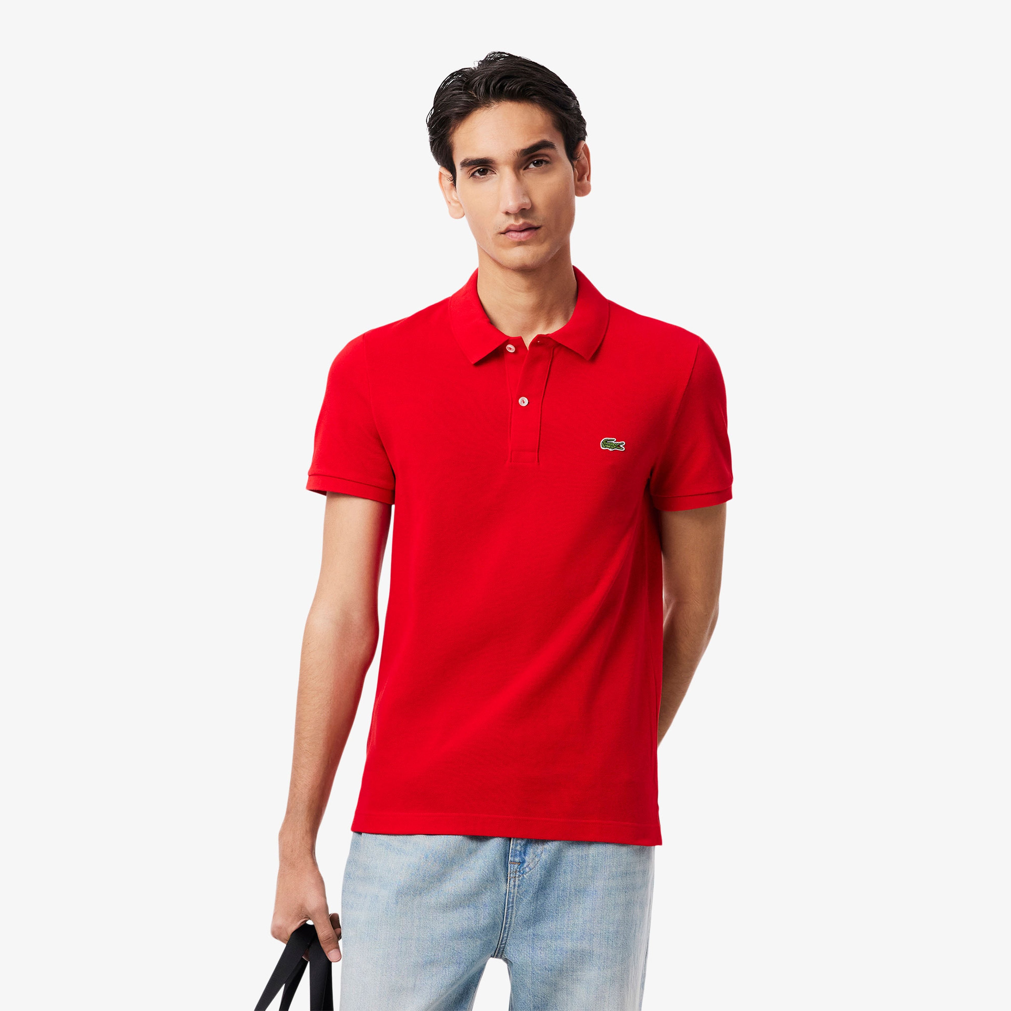 L.12.12 Erkek Slim Fit Kırmızı Polo L.12.12 Erkek Slim Fit Kırmızı Polo