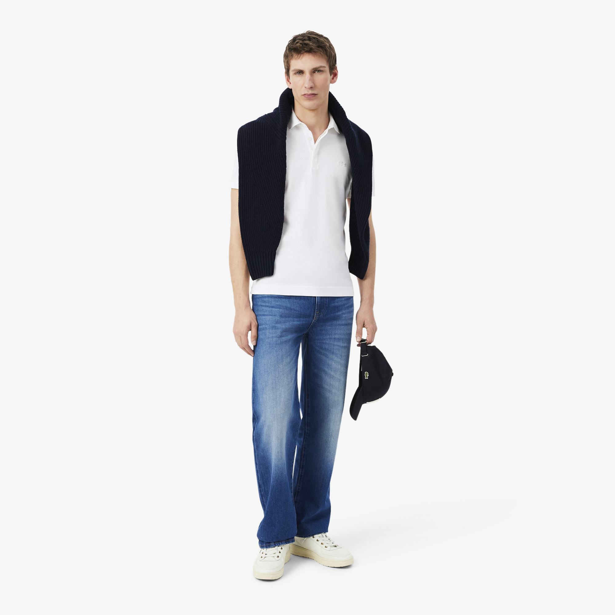 Lacoste Erkek Regular Fit Beyaz Paris Polo görsel 5