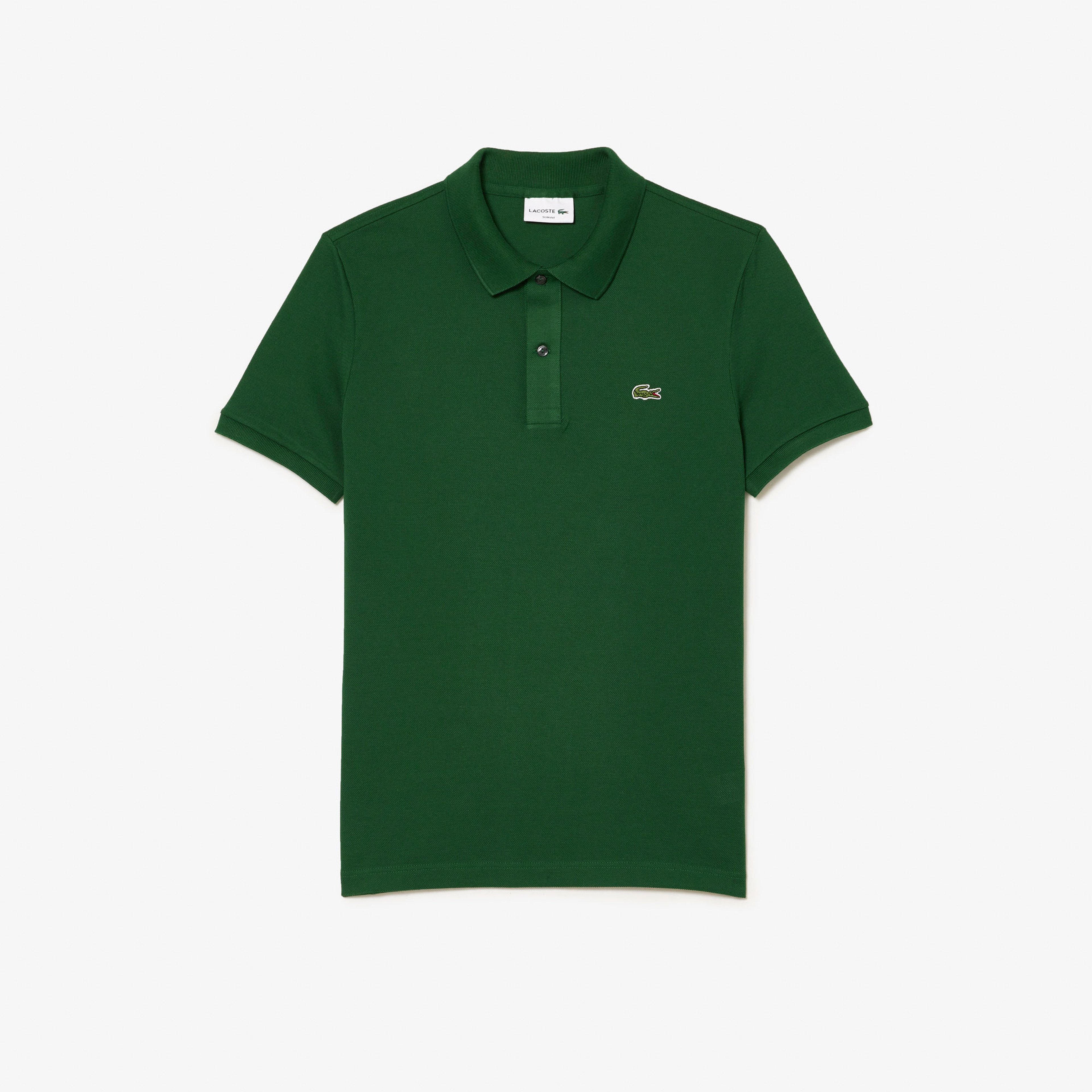 L.12.12 Erkek Slim Fit Yeşil Polo