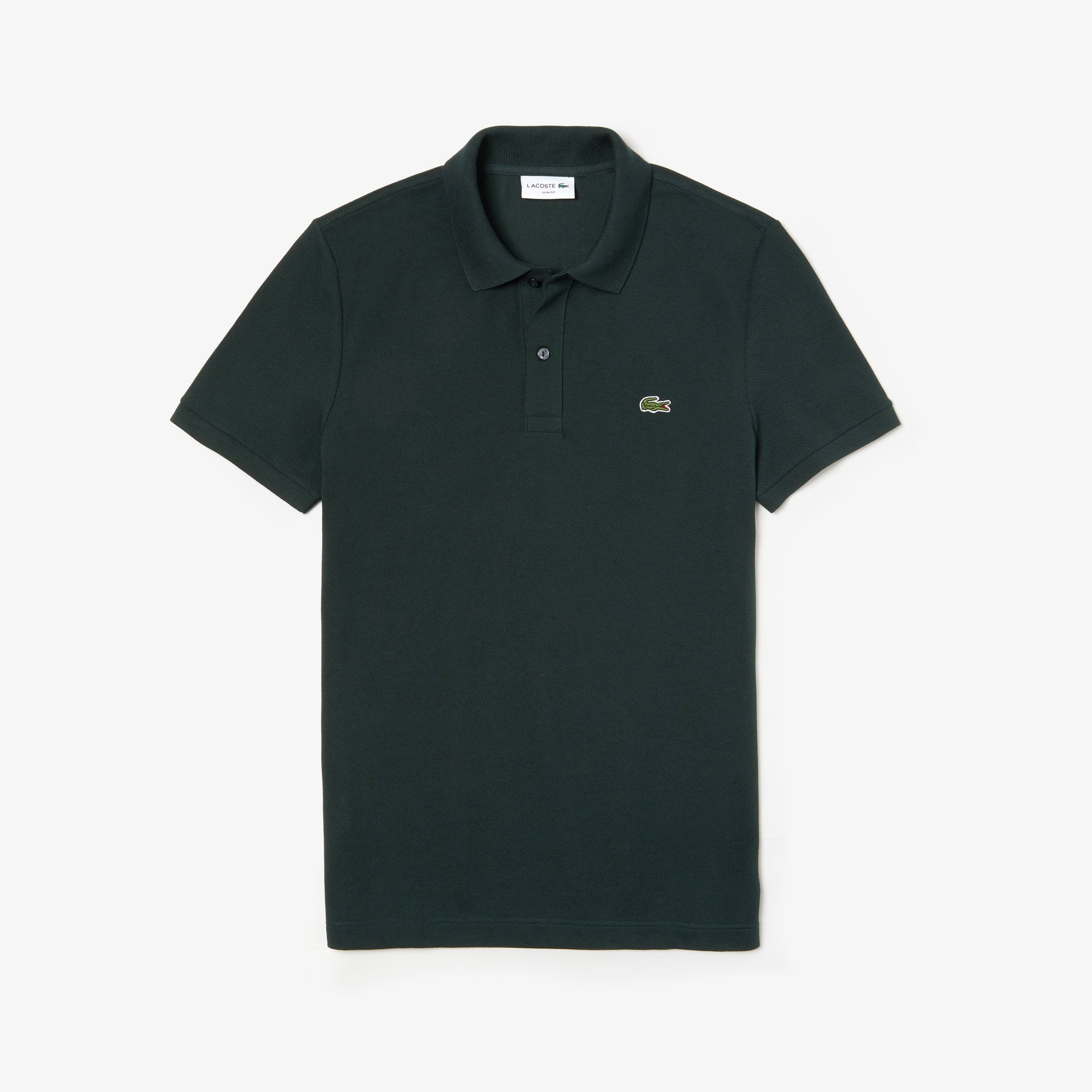Lacoste L.12.12 Erkek Slim Fit Koyu Yeşil Polo görsel 4