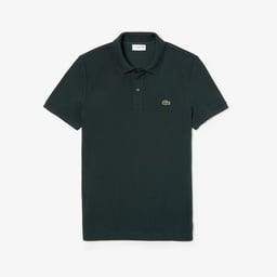 L.12.12 Erkek Slim Fit Koyu Yeşil Polo Yeşil