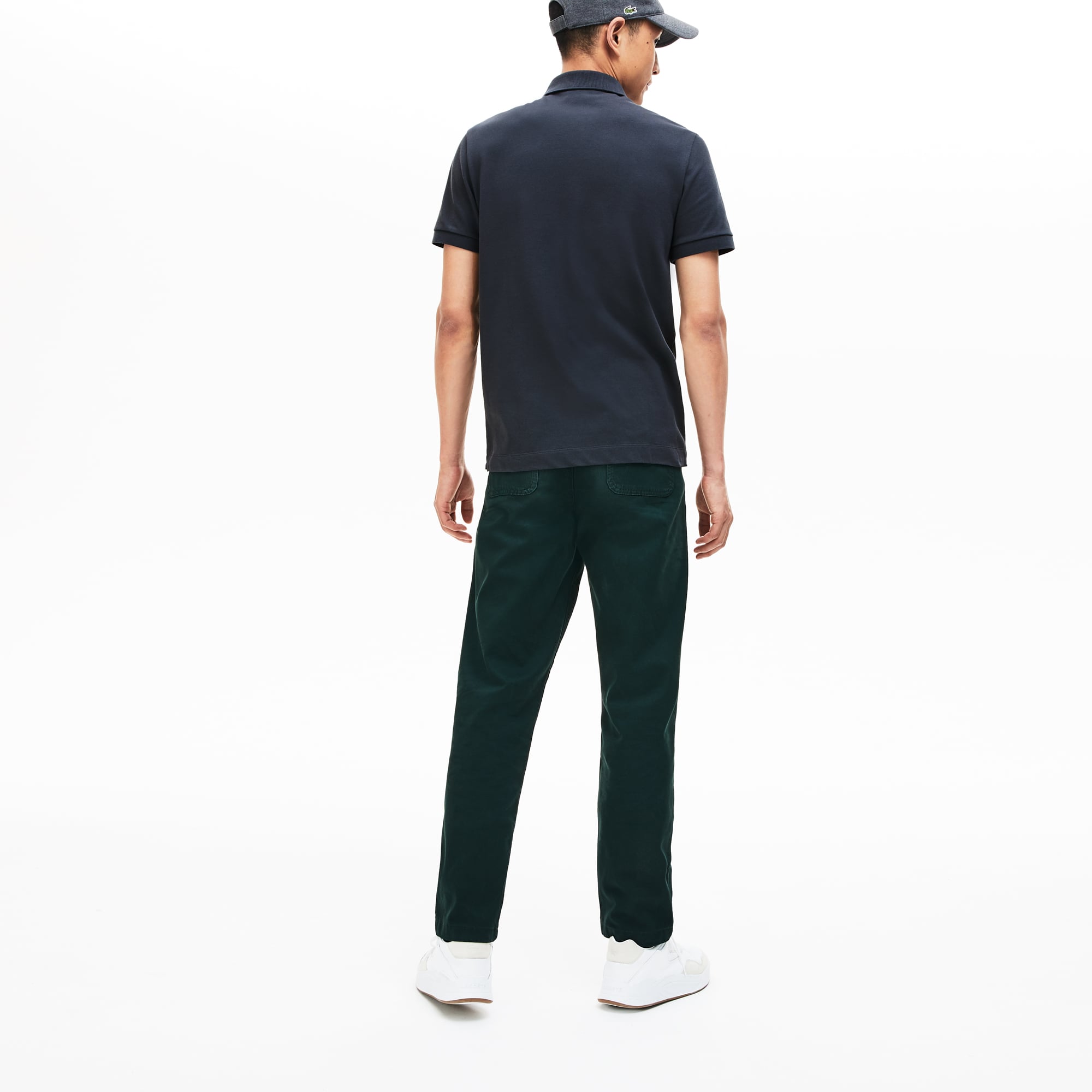 Lacoste Erkek Regular Fit Polo Yaka Koyu Gri Paris Polo görsel 3