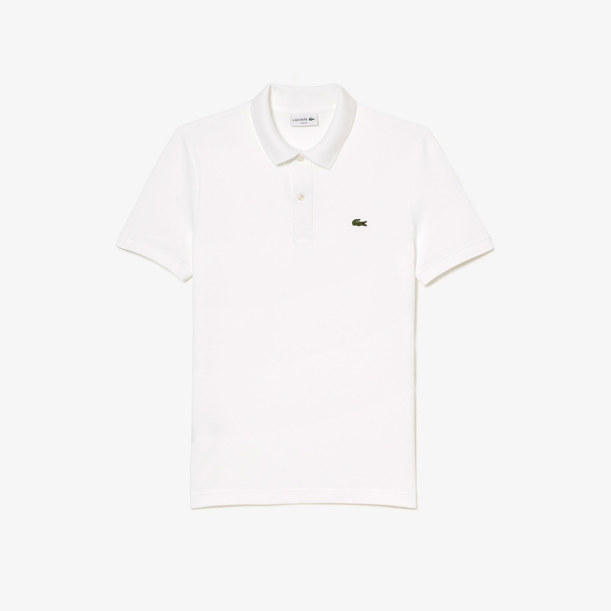 Lacoste L.12.12 Erkek Slim Fit Beyaz Polo görsel 4