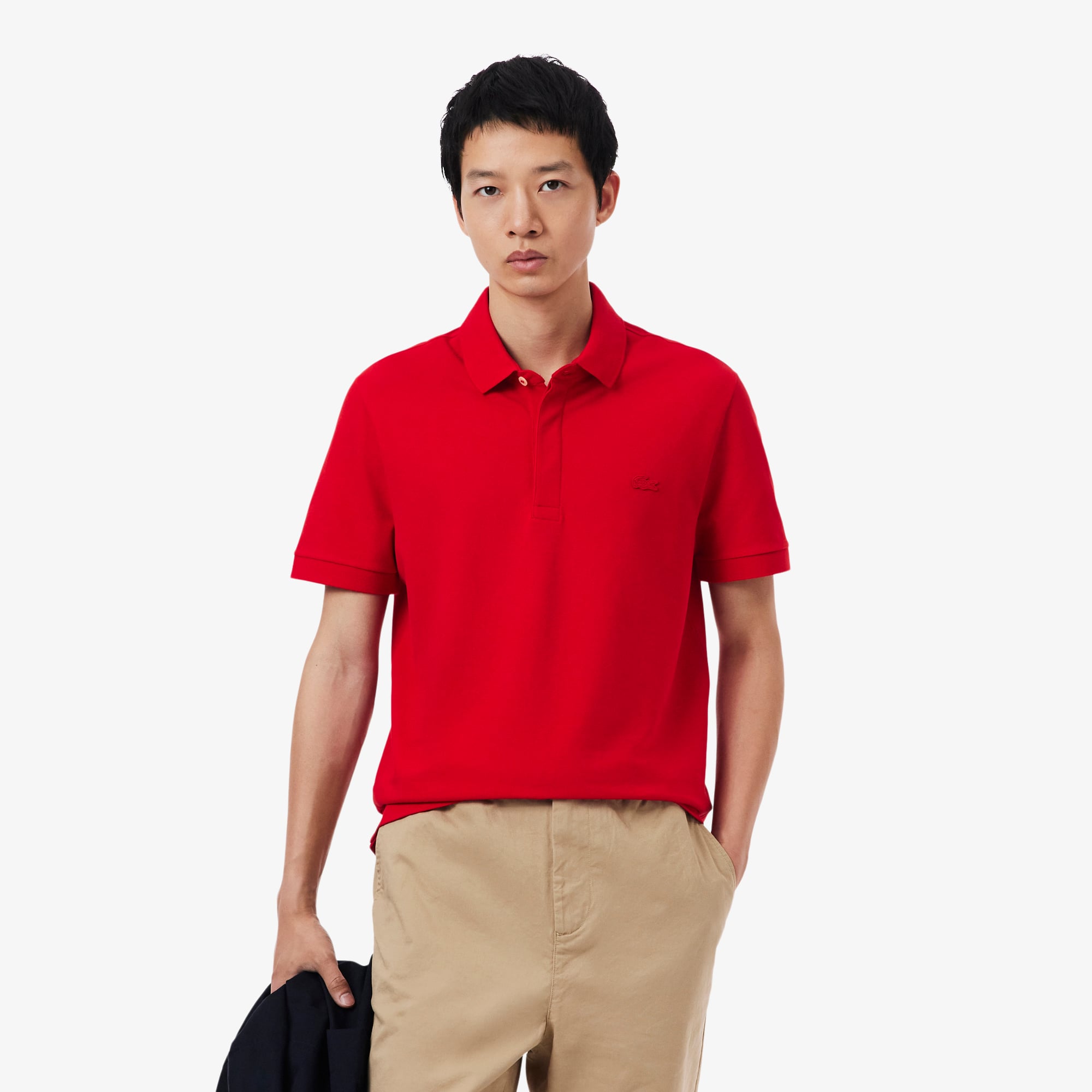 Lacoste Erkek Regular Fit Kırmızı Paris Polo
