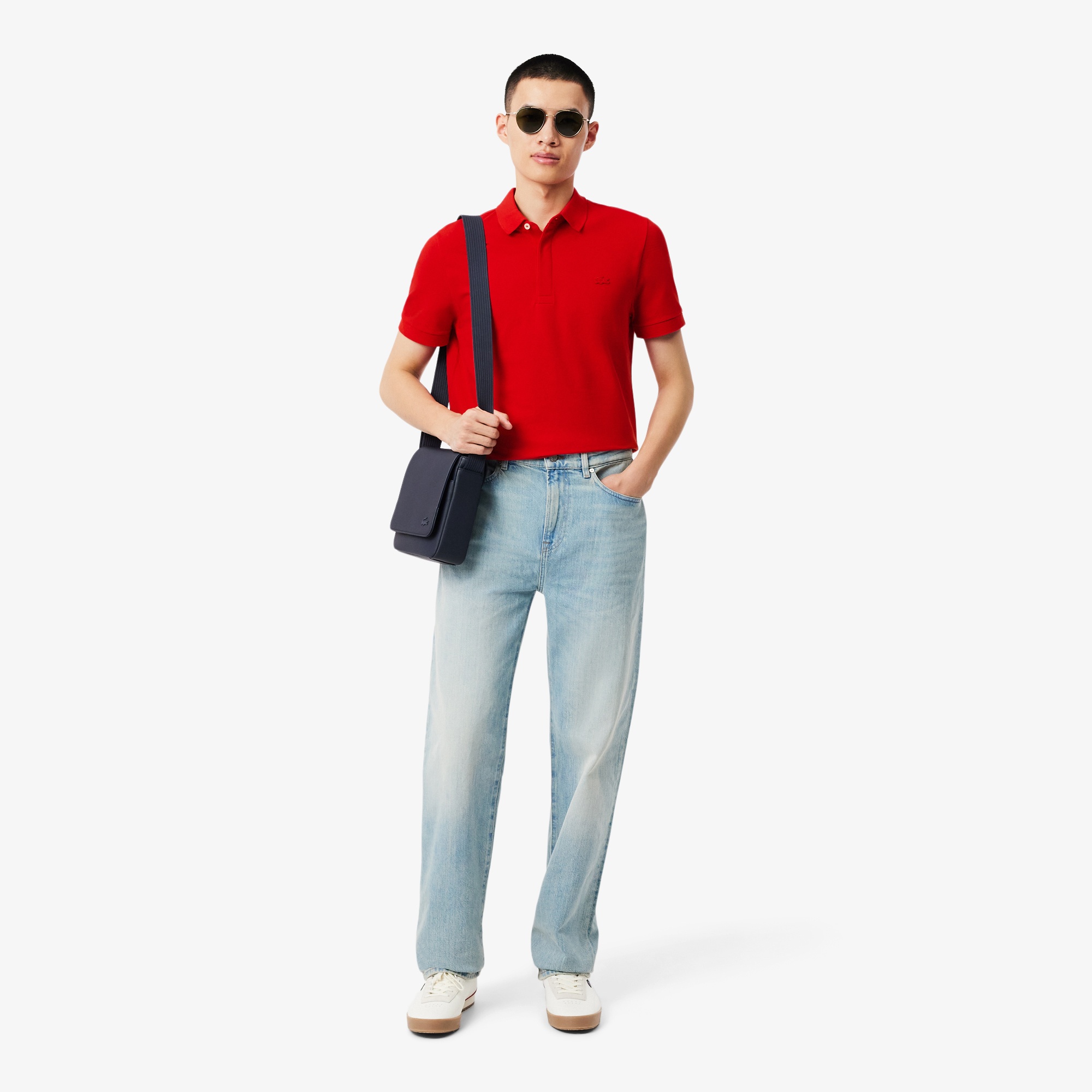 Erkek Regular Fit Kırmızı Paris Polo