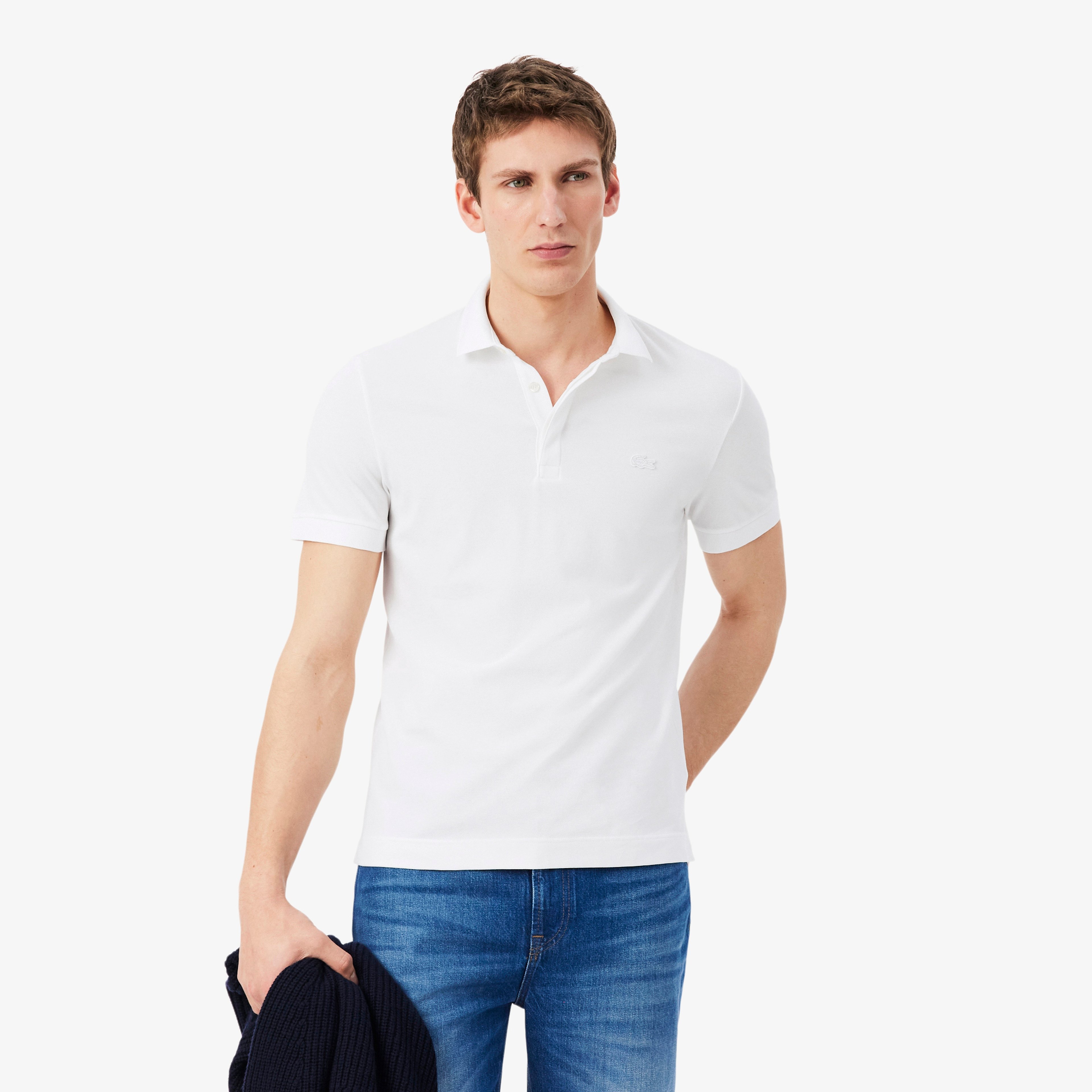Erkek Regular Fit Beyaz Paris Polo Erkek Regular Fit Beyaz Paris Polo