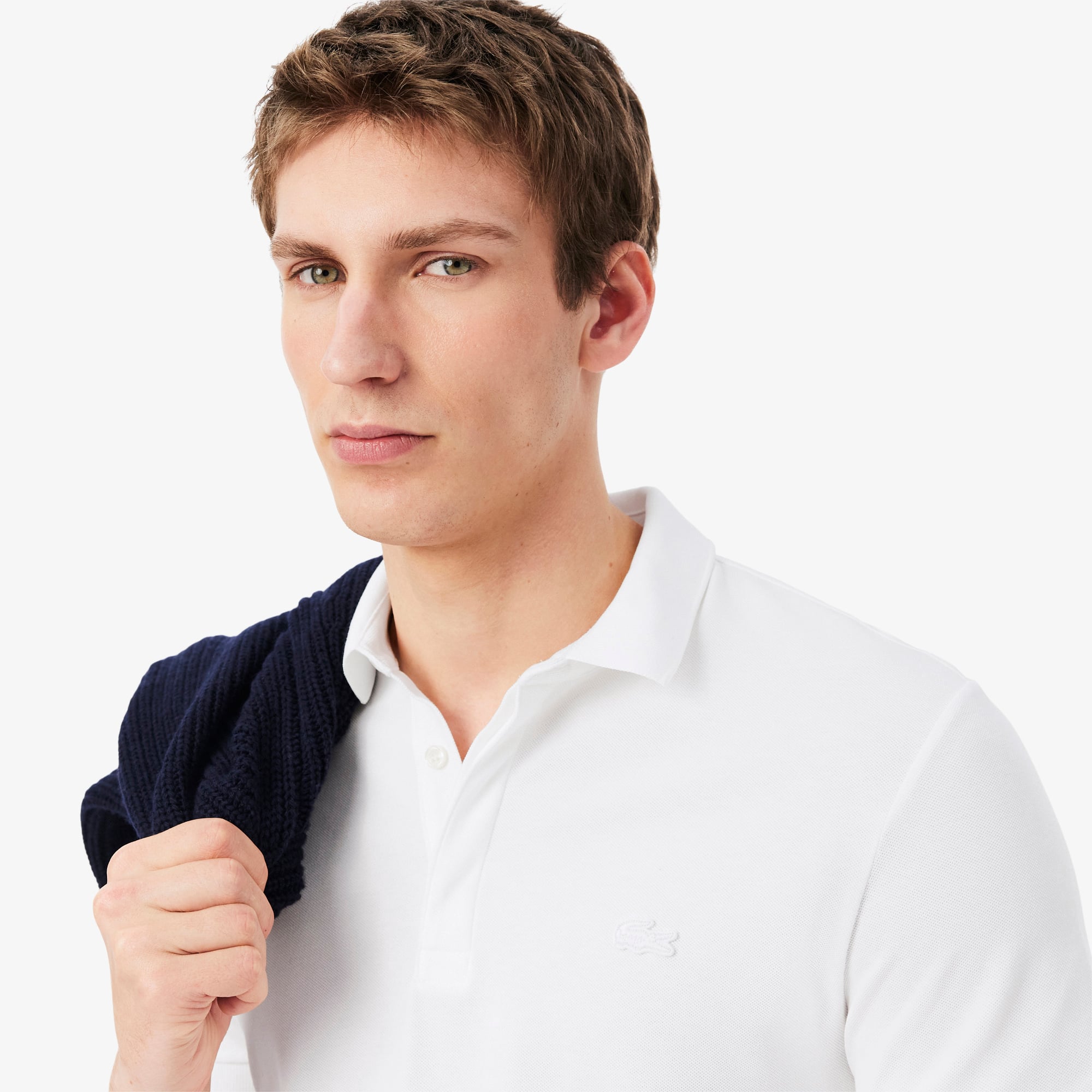Lacoste Erkek Regular Fit Beyaz Paris Polo görsel 2