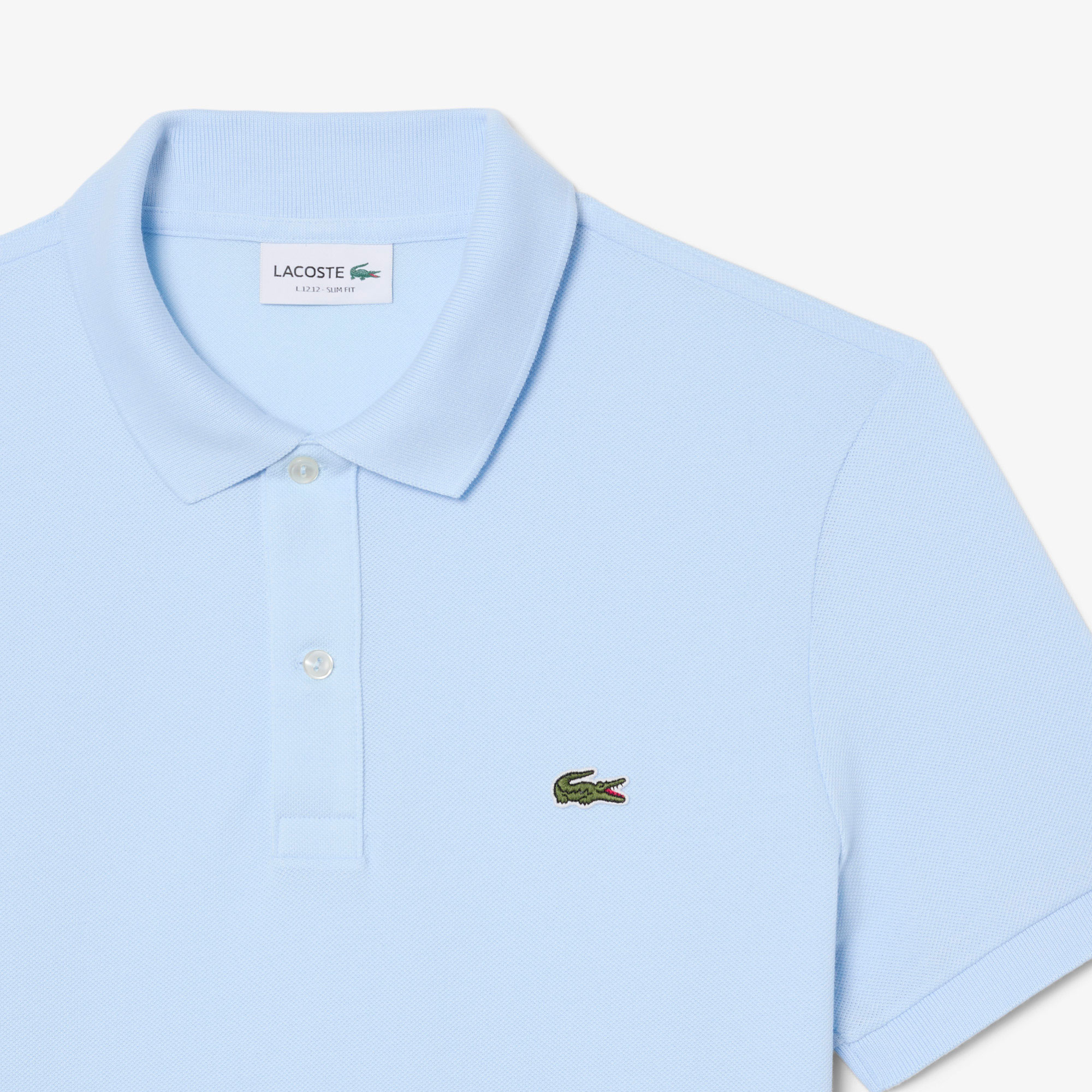Lacoste L.12.12 Erkek Slim Fit Mavi Polo görsel 6