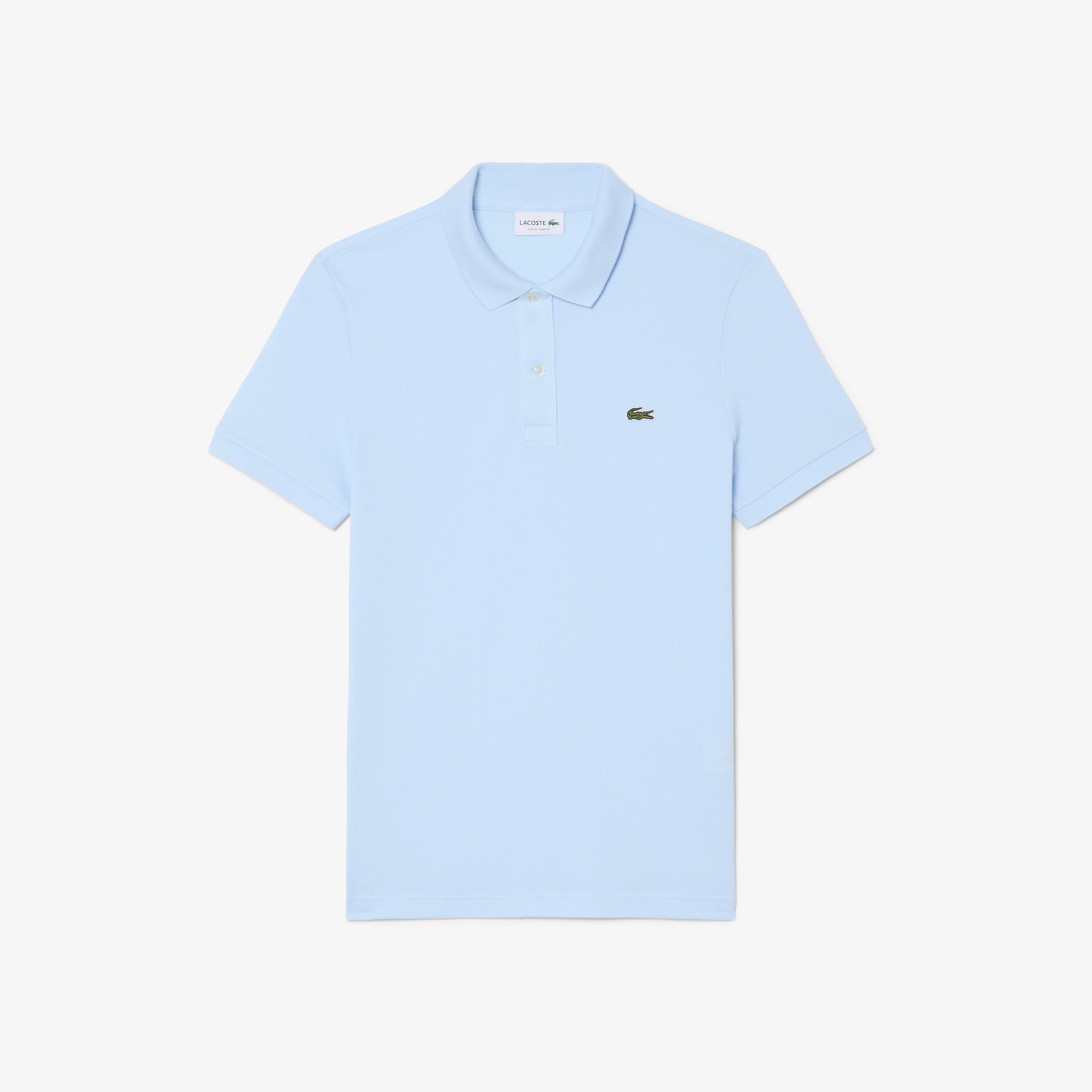 L.12.12 Erkek Slim Fit Mavi Polo