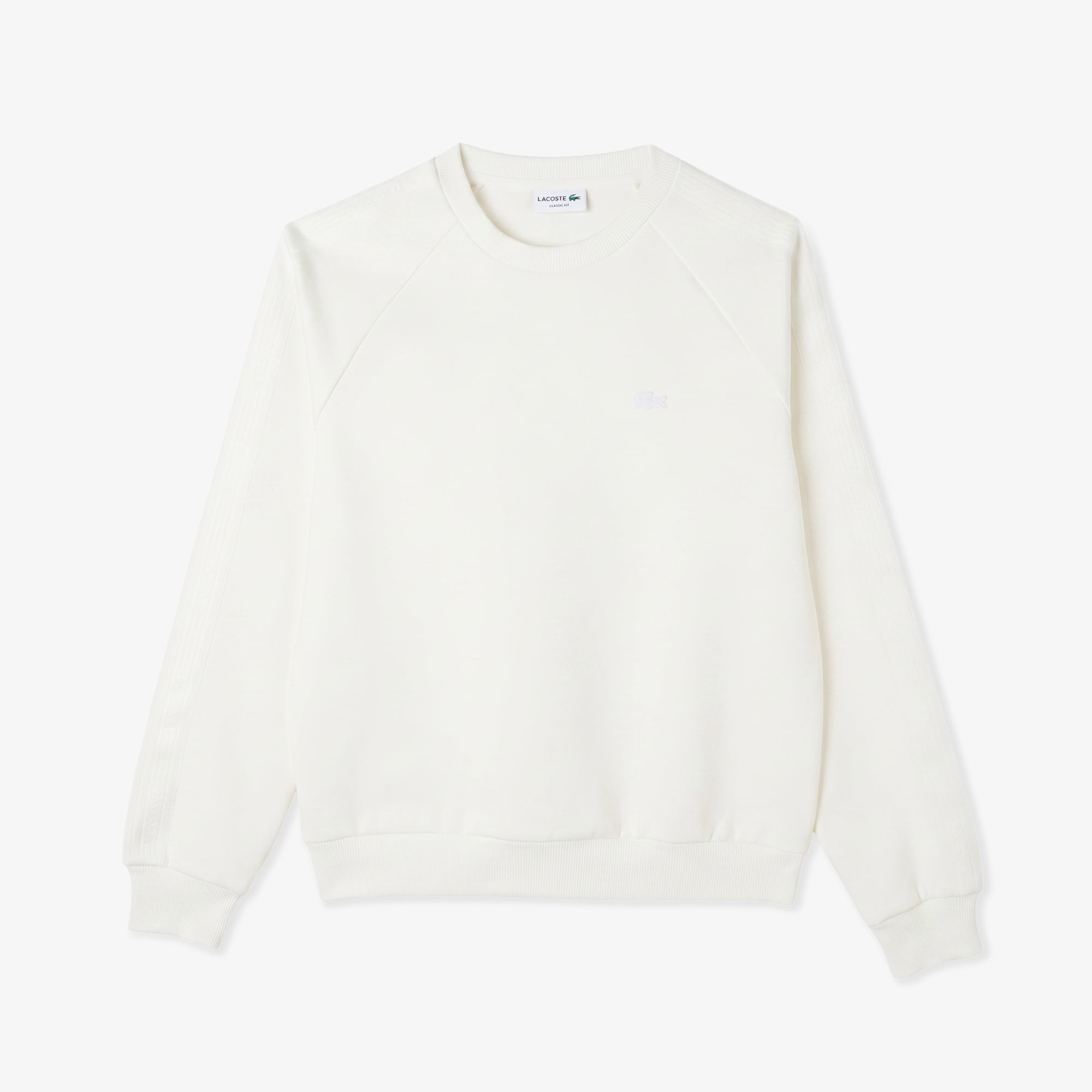 Erkek Classic Fit Bisiklet Yaka Krem Sweatshirt