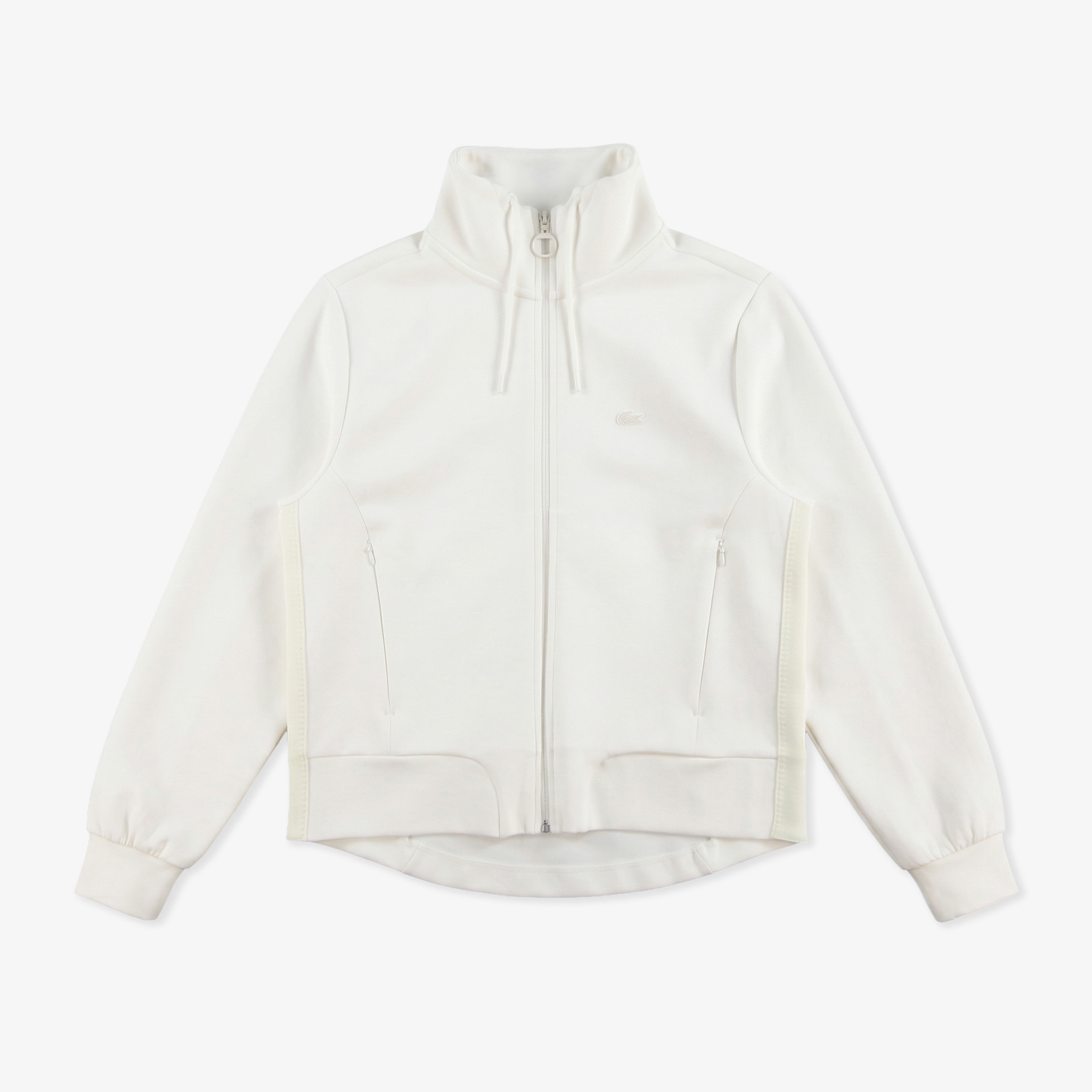 Lacoste Kadın Regular Fit Kapüşonlu Beyaz Sweatshirt görsel 3