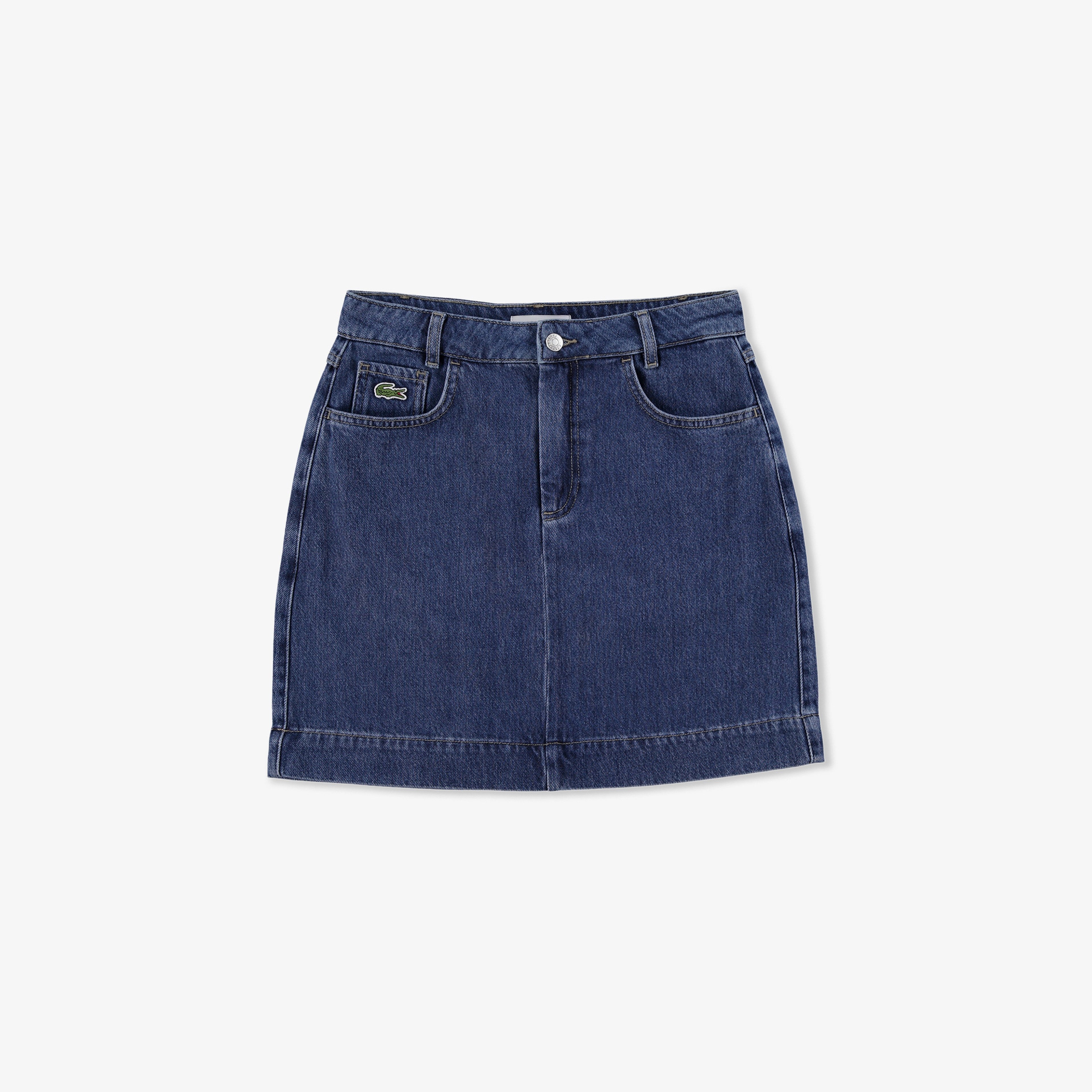 Kadın Classic Fit Denim Koyu Mavi Etek Kadın Classic Fit Denim Koyu Mavi Etek