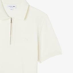 Erkek Classic Fit Kısa Kollu Polo Yaka Krem Triko Krem
