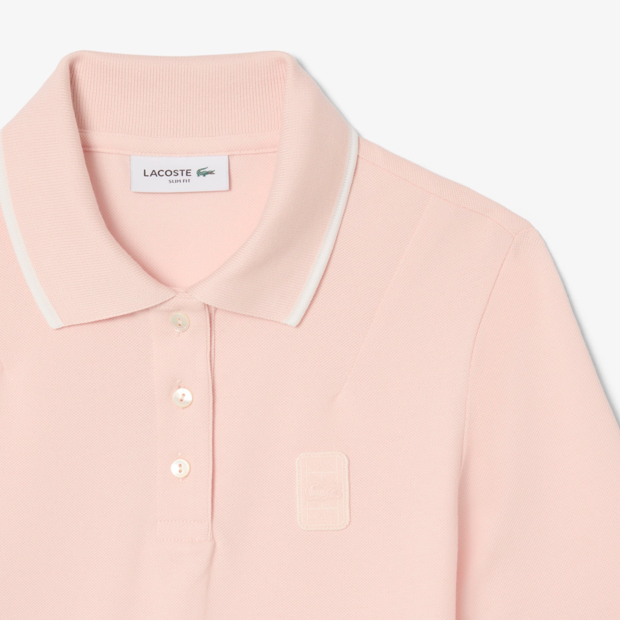 Kadın Slim Fit Pembe Polo