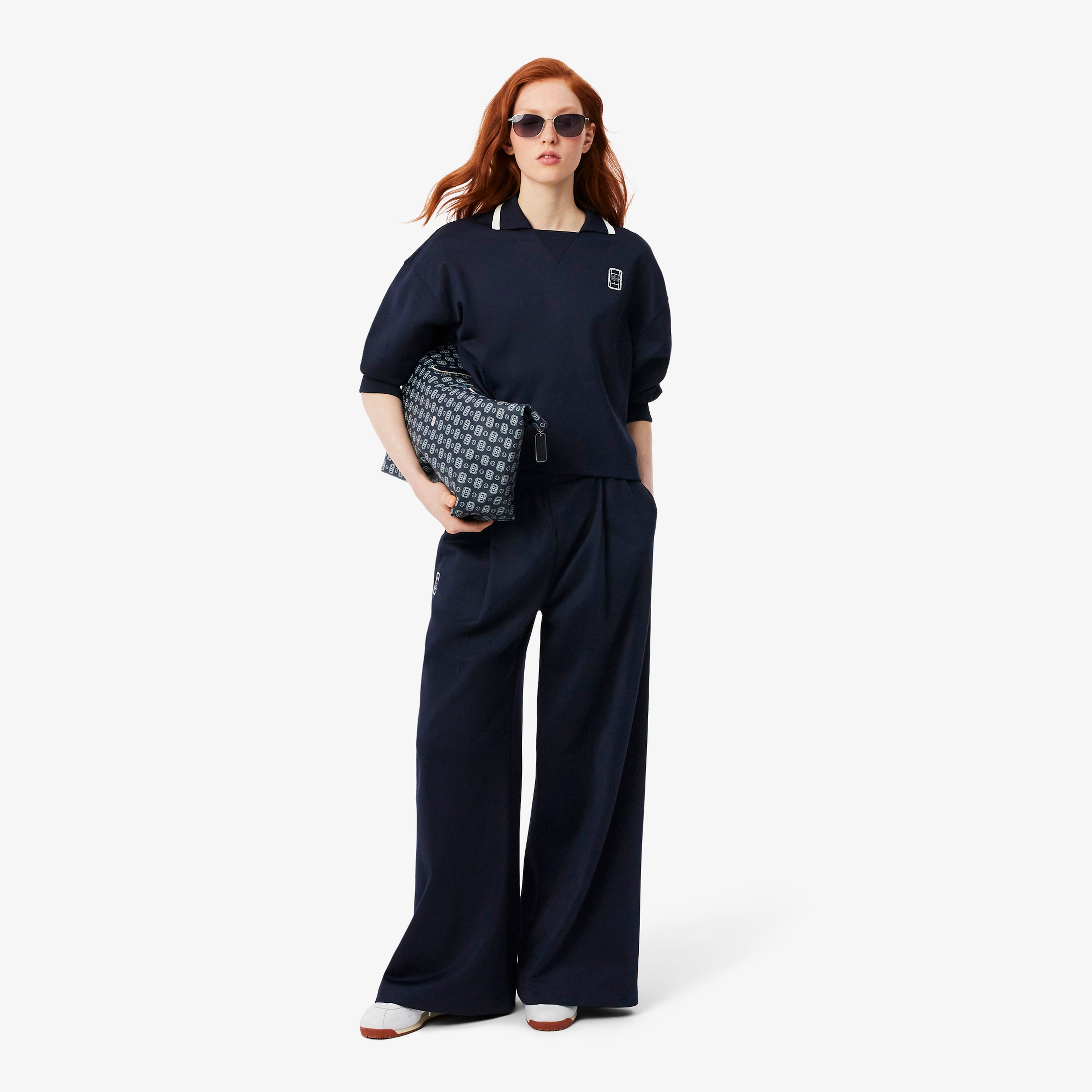 Kadın Straight Fit Lacivert Eşofman Altı Kadın Straight Fit Lacivert Eşofman Altı