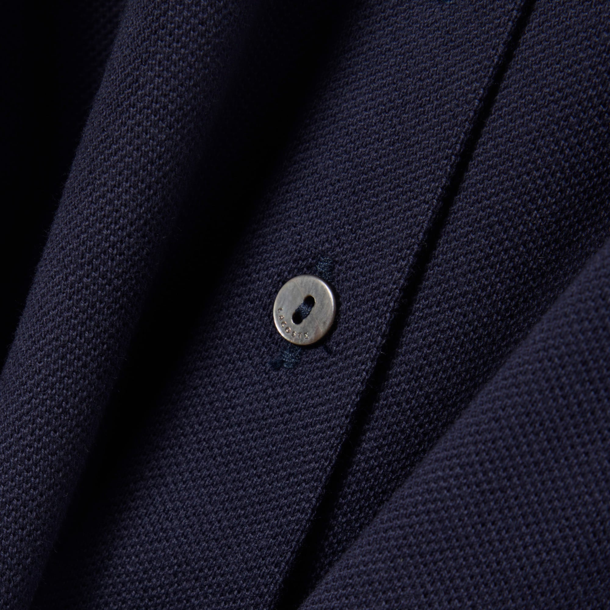 Kadın Flare Fit Kısa Kollu Polo Yaka Lacivert Elbise