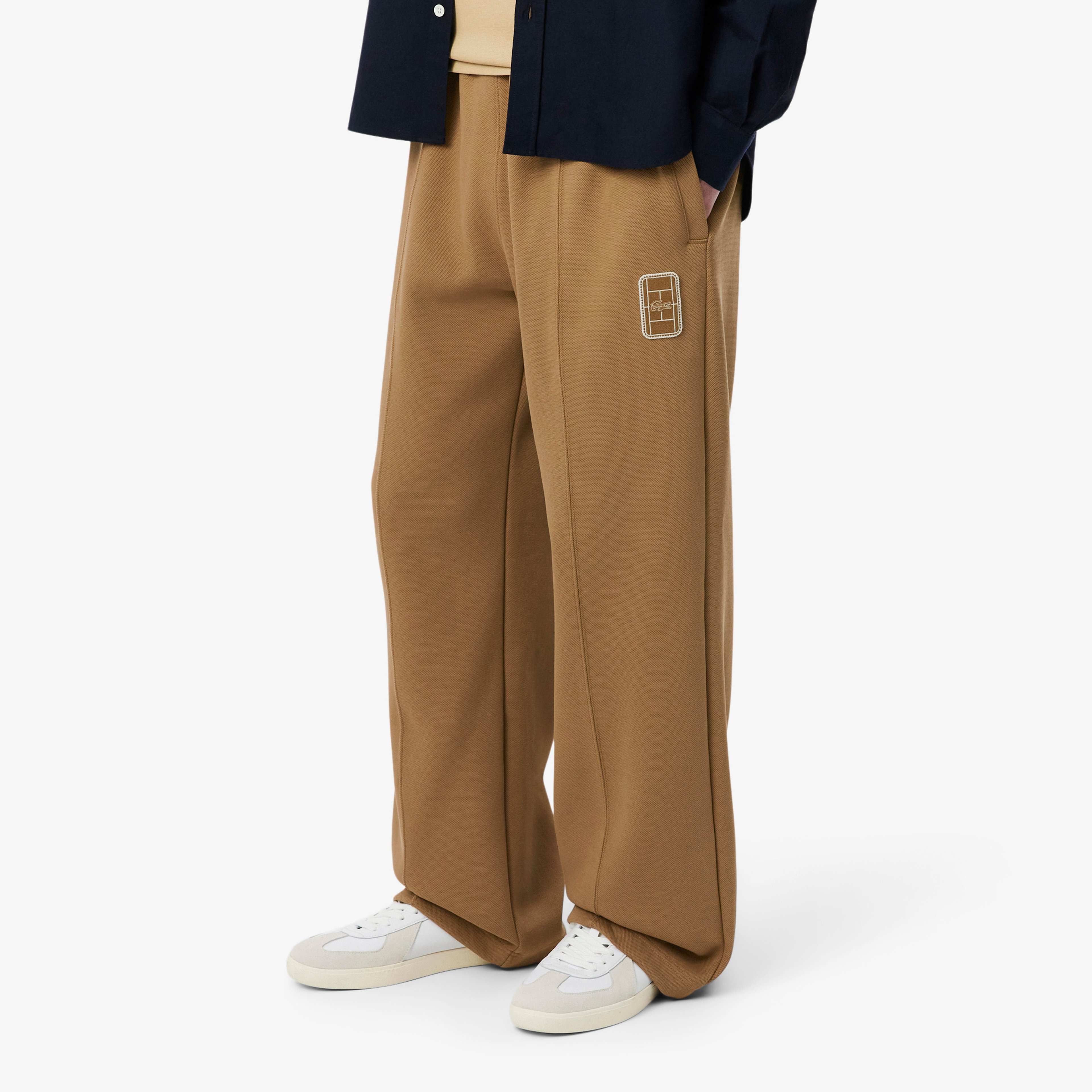 Erkek Loose Fit Kahverengi Eşofman Altı