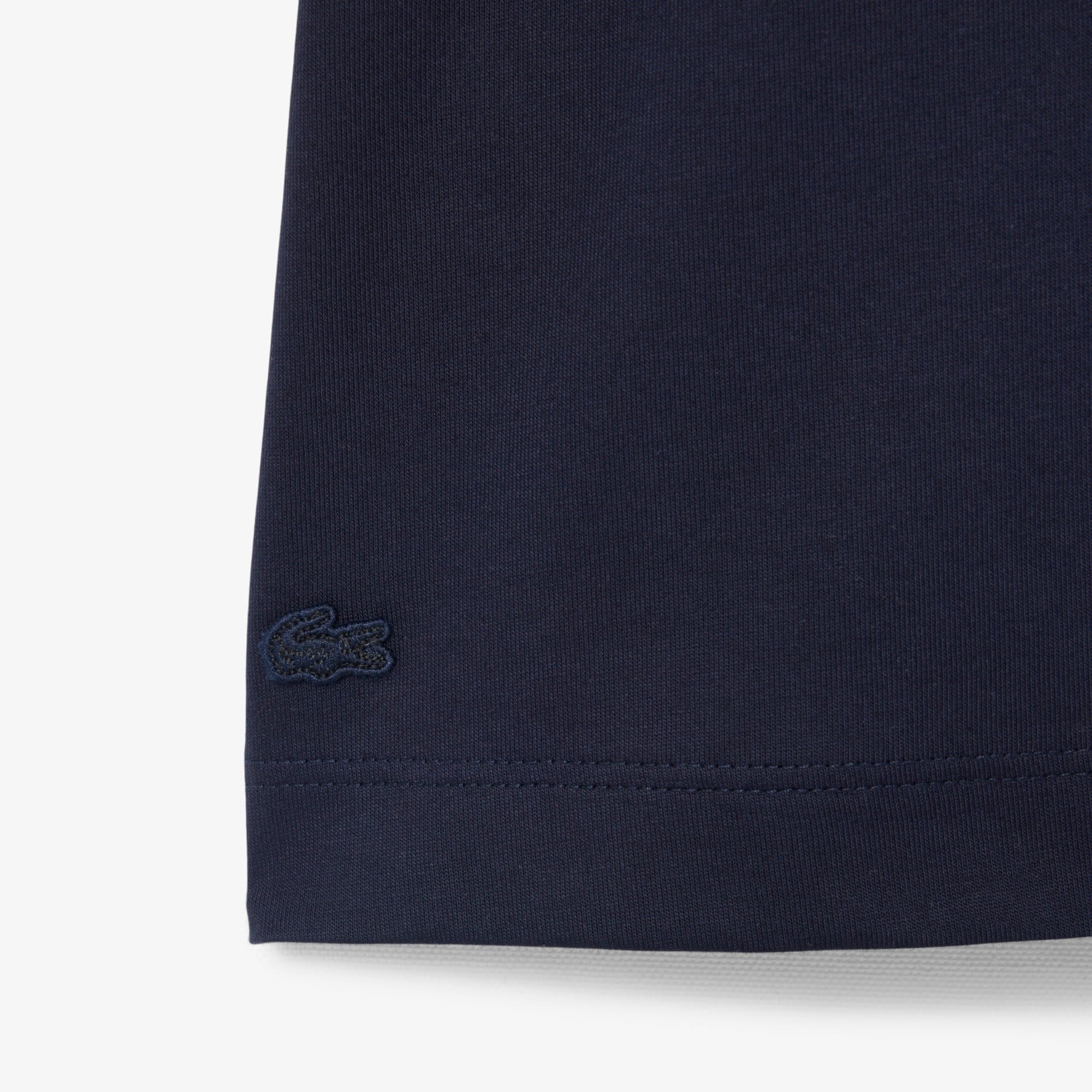 Kadın Flare Fit Kısa Kollu Bisiklet Yaka Lacivert Elbise