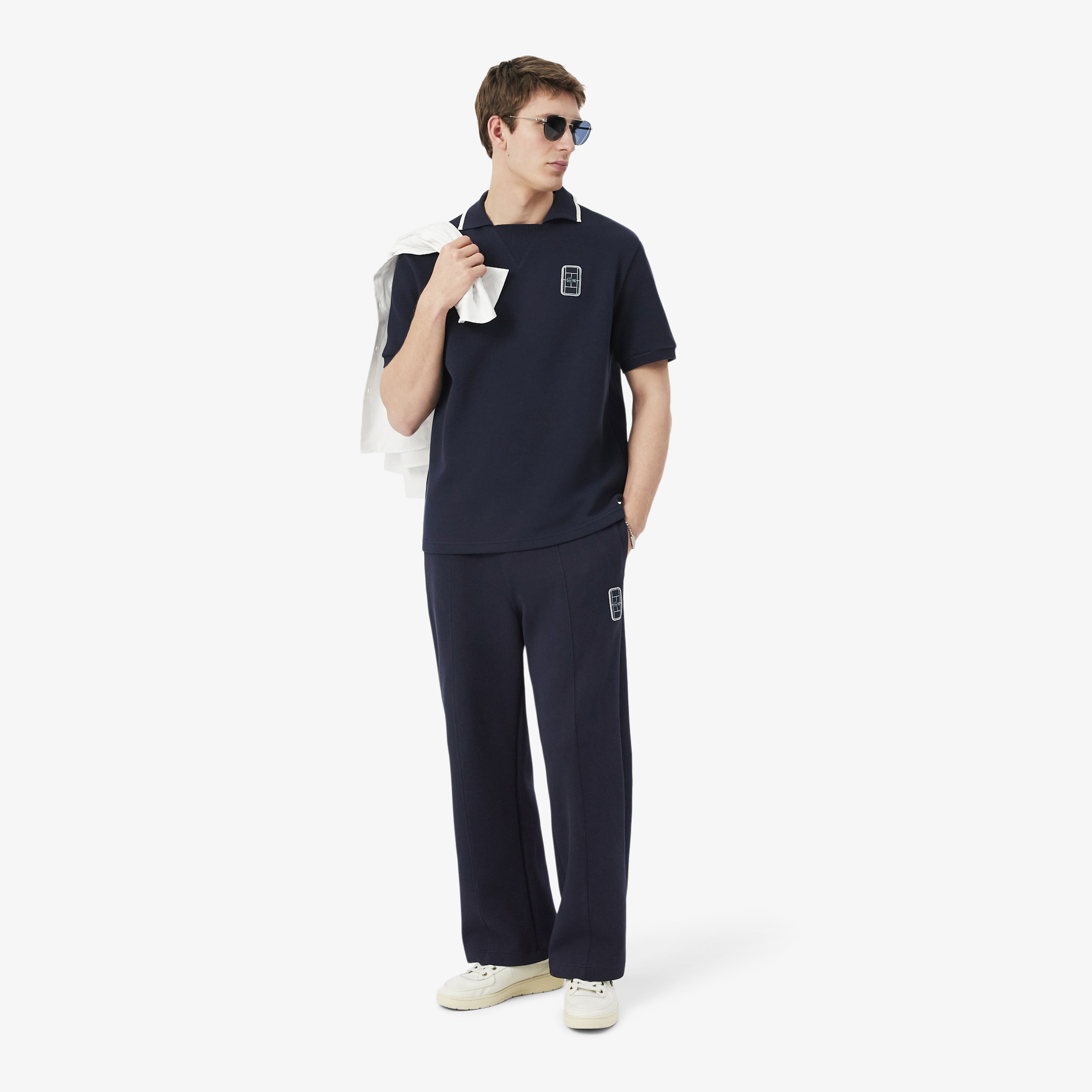 Erkek Loose Fit Lacivert Polo Erkek Loose Fit Lacivert Polo
