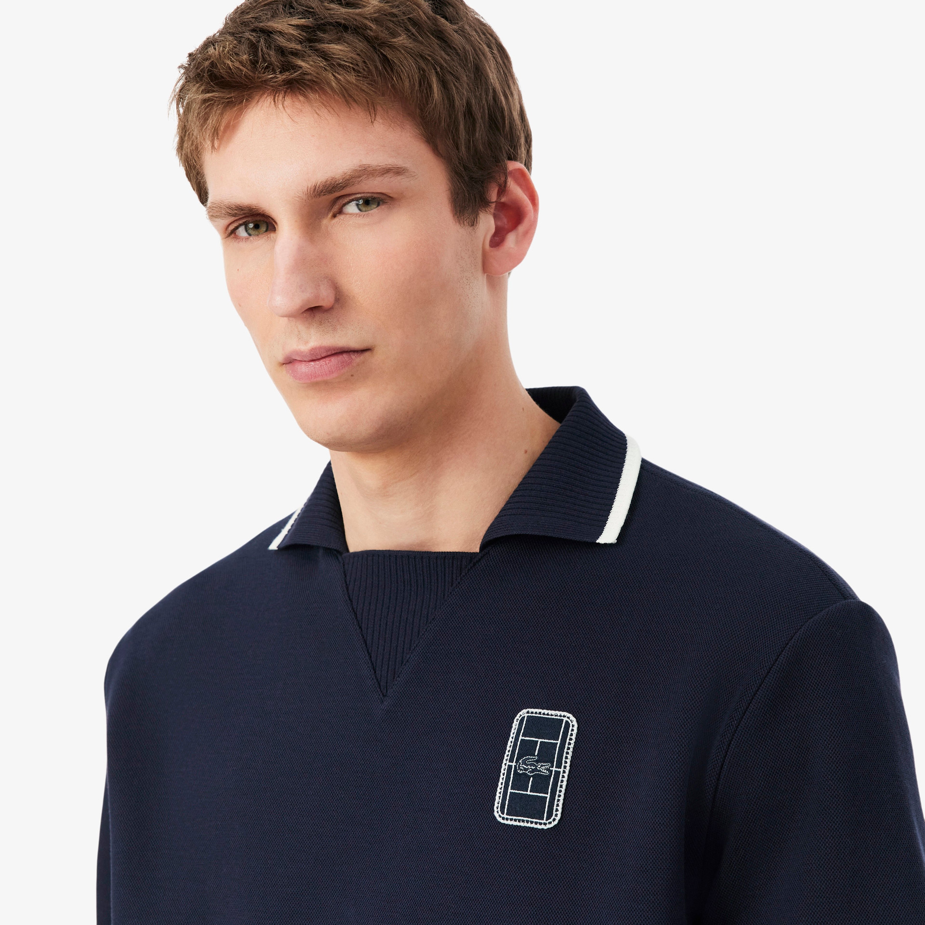 Erkek Loose Fit Lacivert Polo Erkek Loose Fit Lacivert Polo