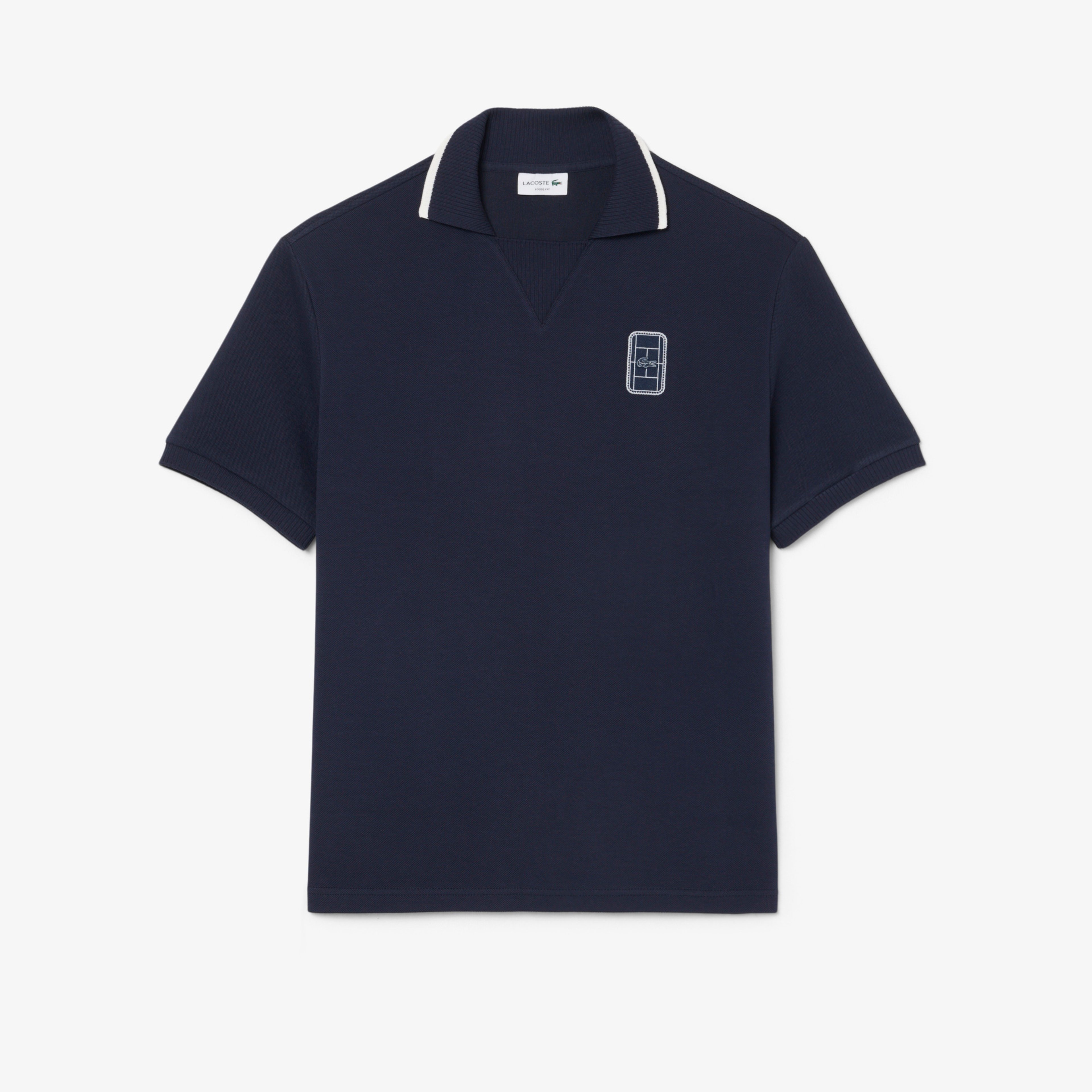 Erkek Loose Fit Lacivert Polo Erkek Loose Fit Lacivert Polo