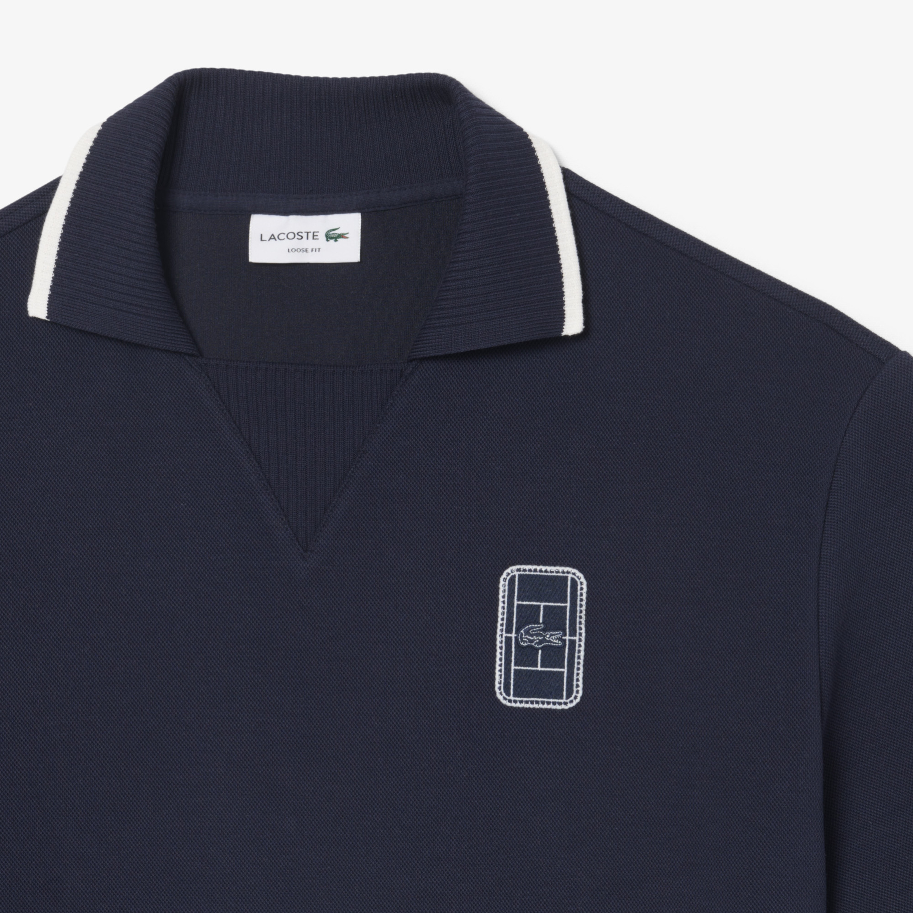 Erkek Loose Fit Lacivert Polo Erkek Loose Fit Lacivert Polo