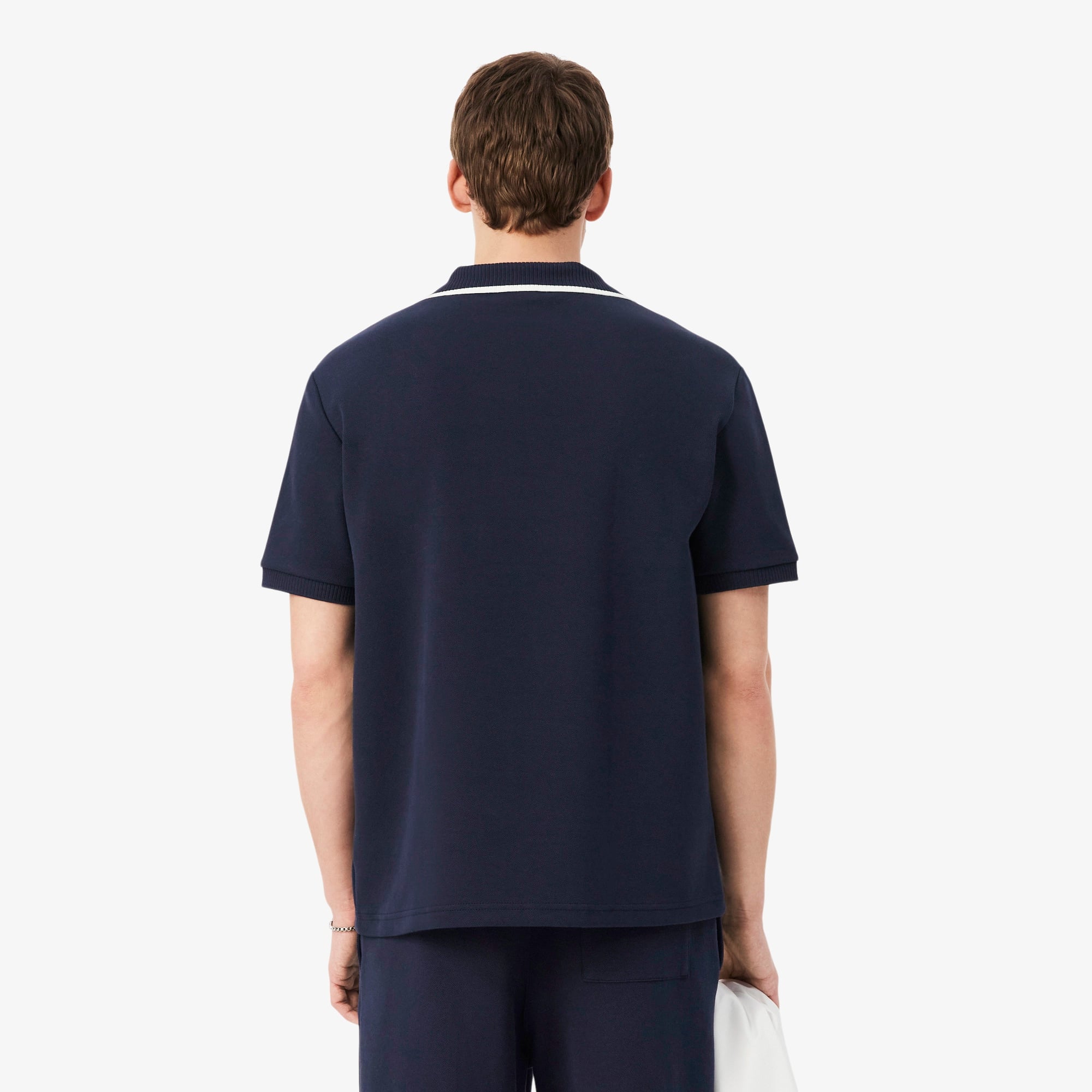 Erkek Loose Fit Lacivert Polo