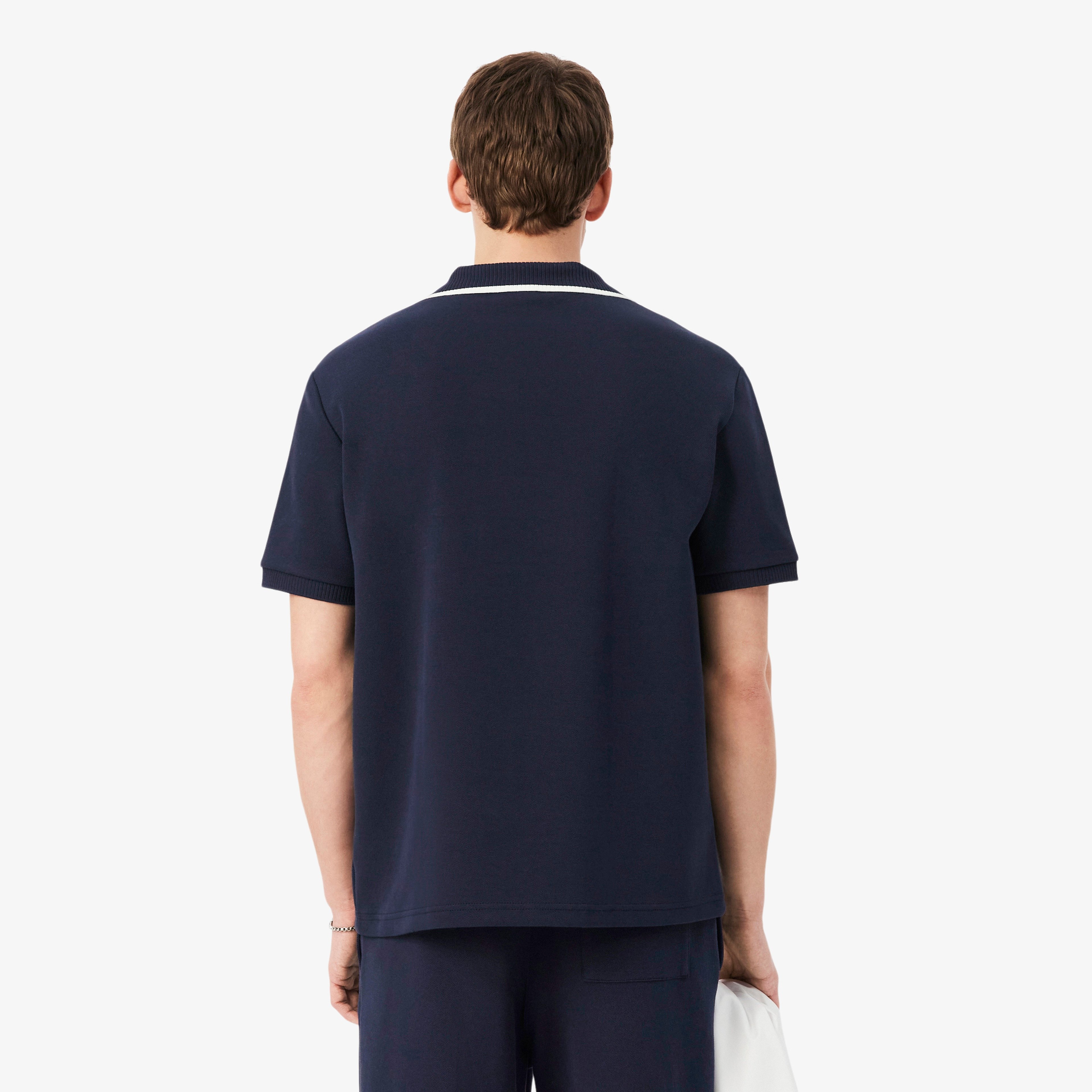 Erkek Loose Fit Lacivert Polo Erkek Loose Fit Lacivert Polo