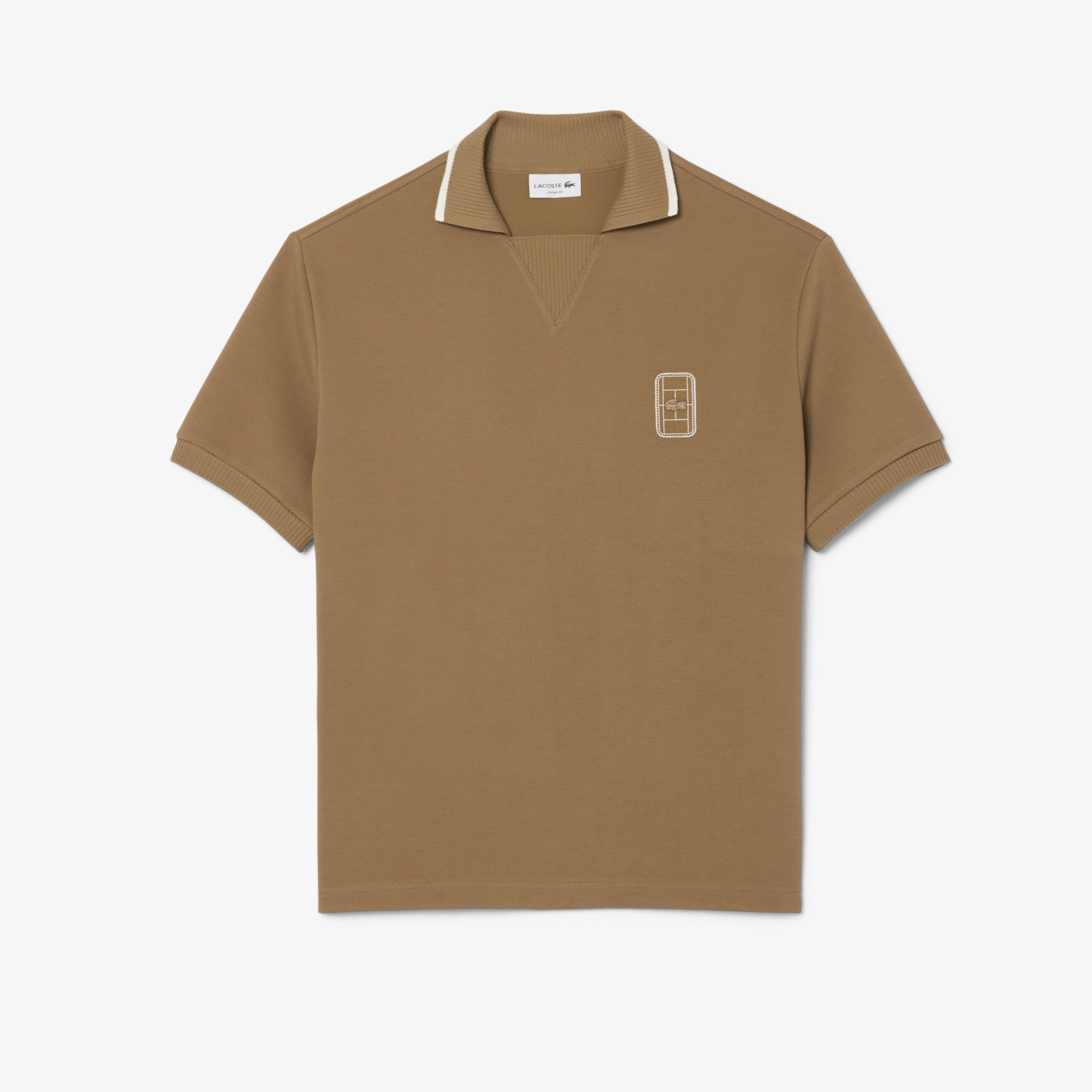 Erkek Loose Fit Kahverengi Polo Erkek Loose Fit Kahverengi Polo