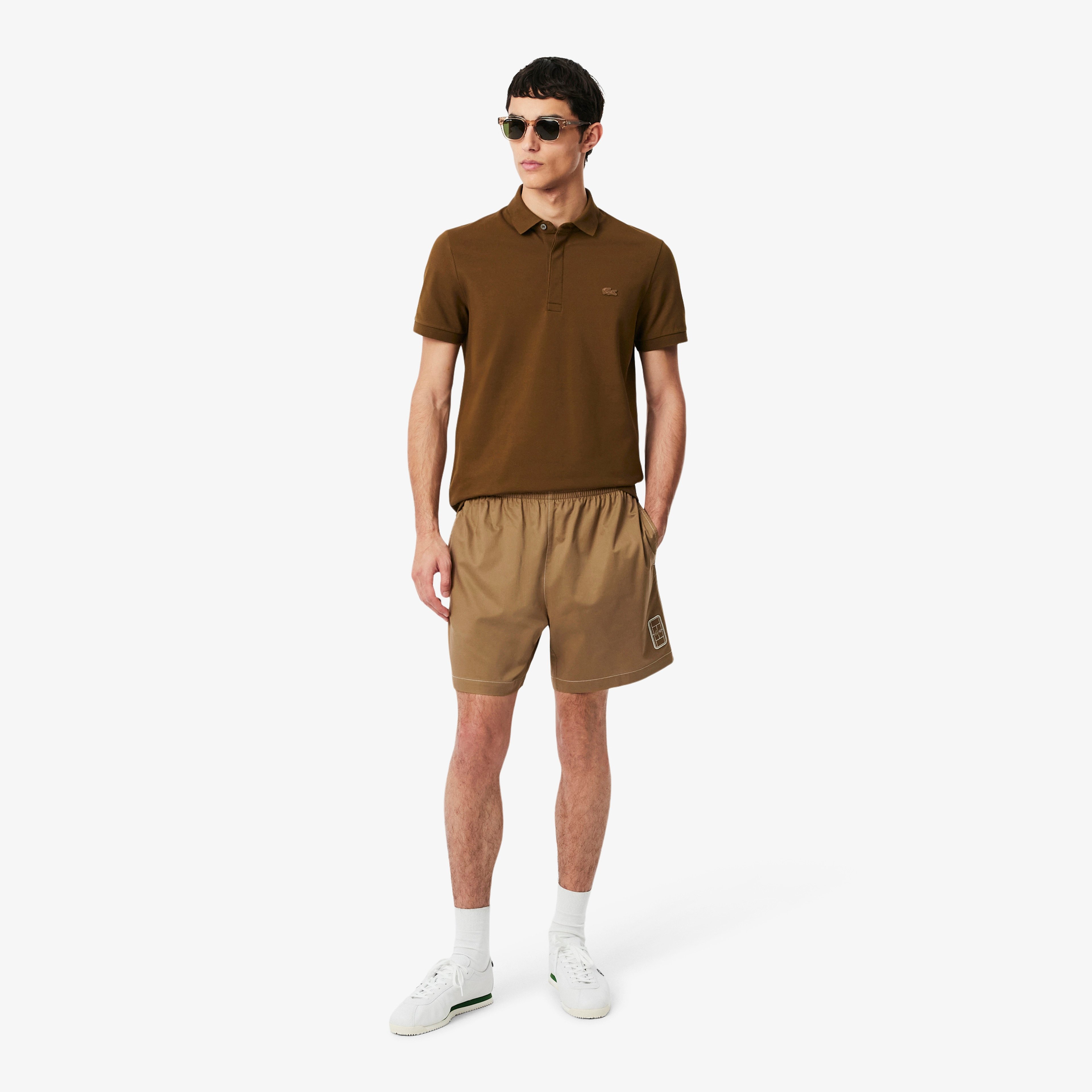 Erkek Relaxed Fit Kahverengi Şort Erkek Relaxed Fit Kahverengi Şort