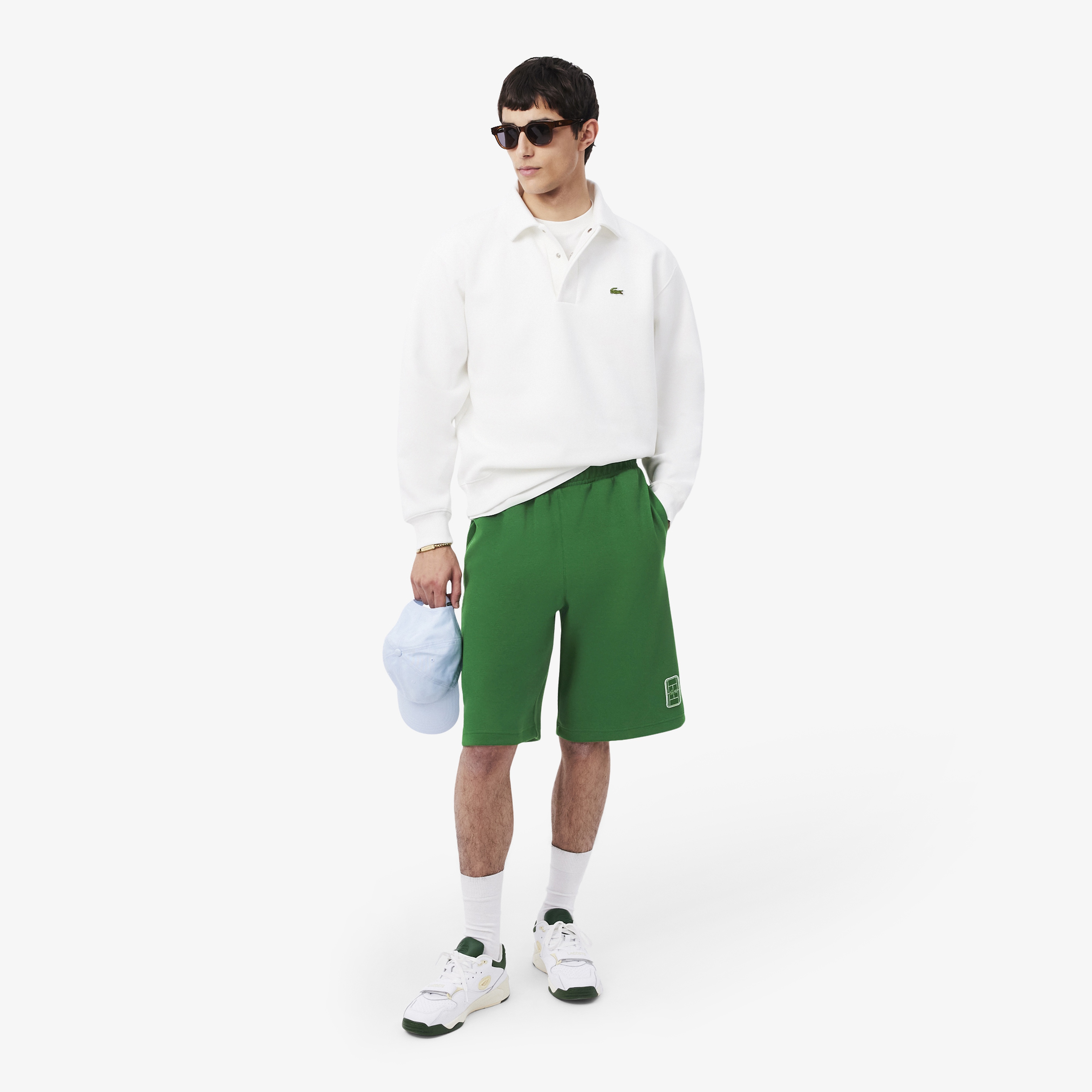Erkek Relaxed Fit Yeşil Şort Erkek Relaxed Fit Yeşil Şort