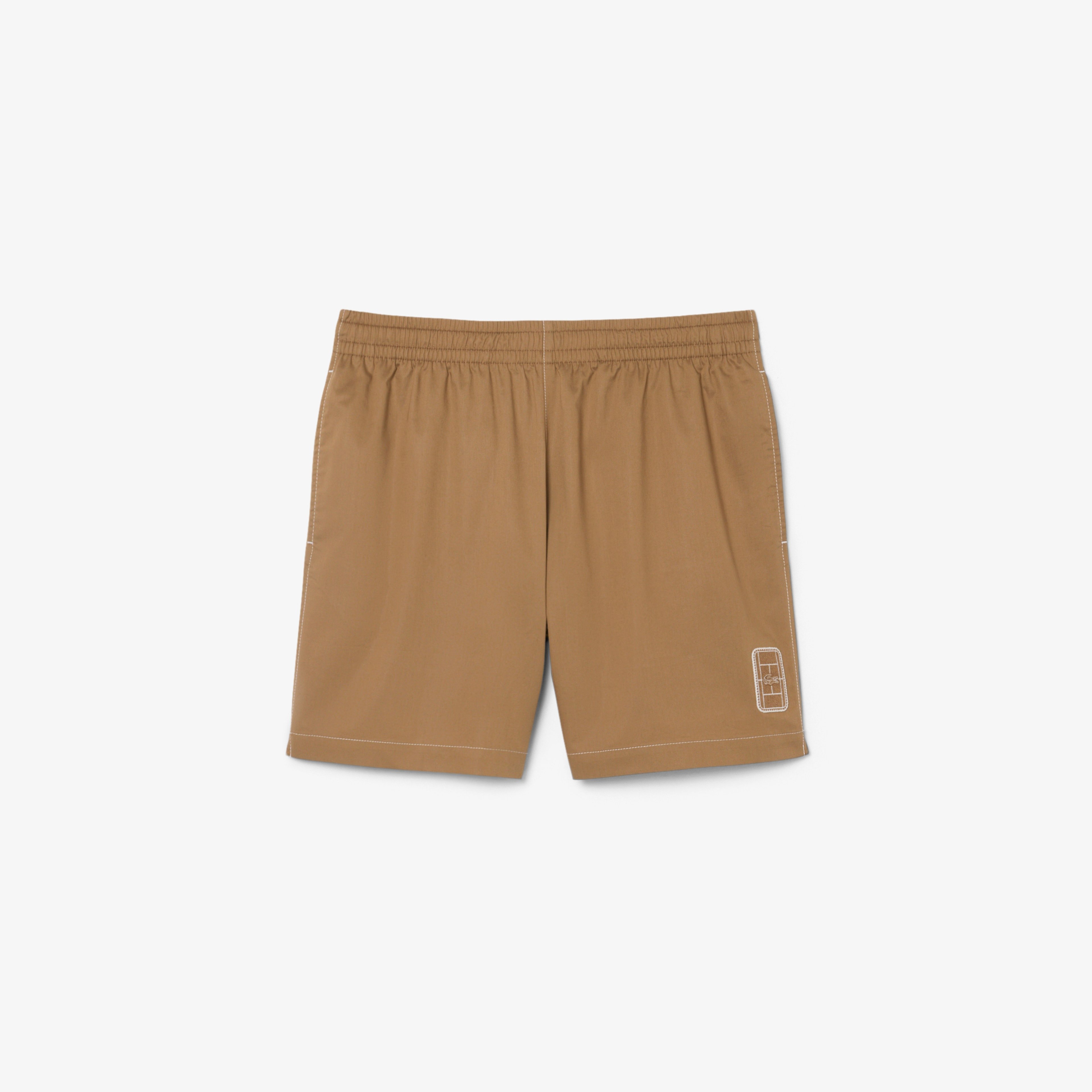 Erkek Relaxed Fit Kahverengi Şort Erkek Relaxed Fit Kahverengi Şort