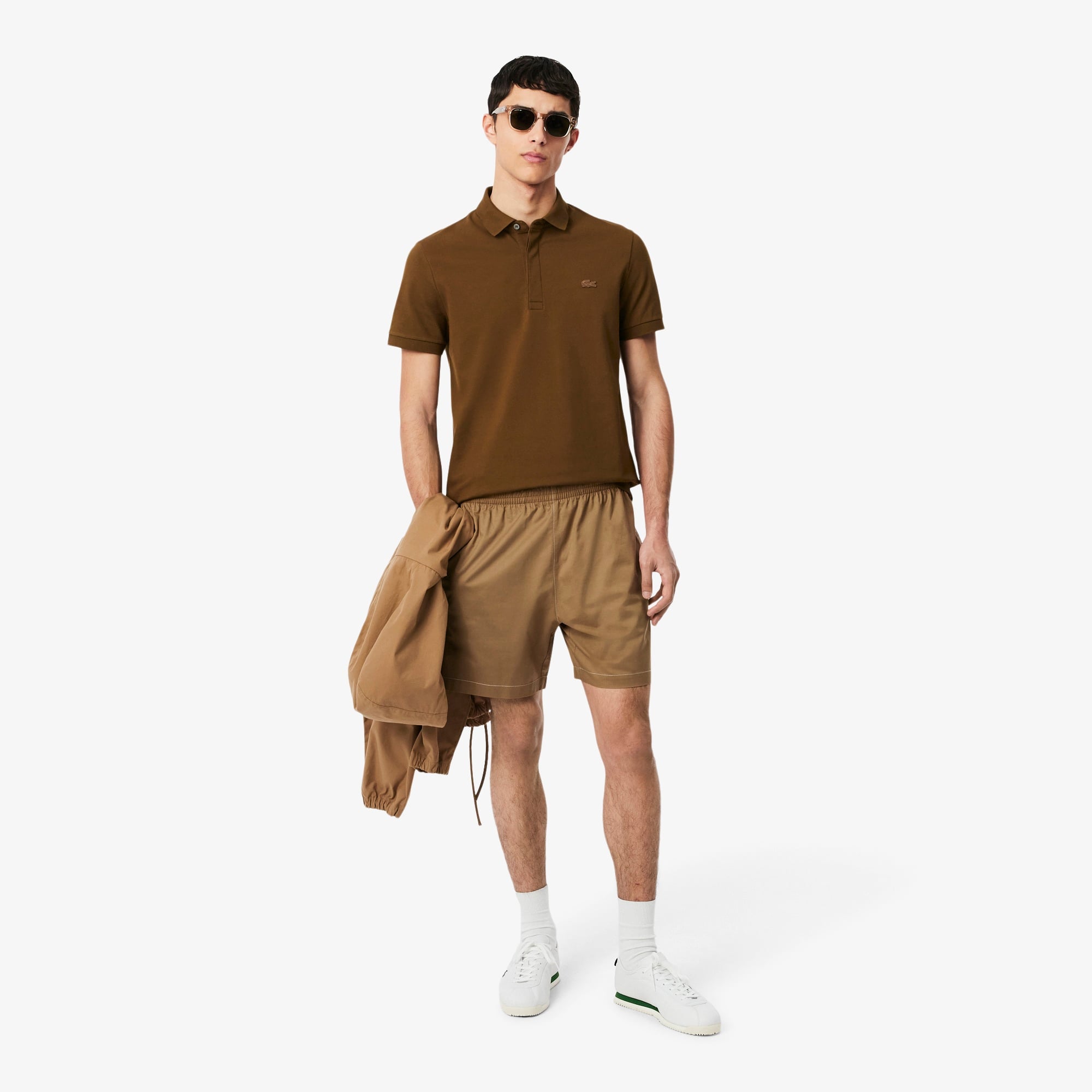 Erkek Relaxed Fit Kahverengi Şort