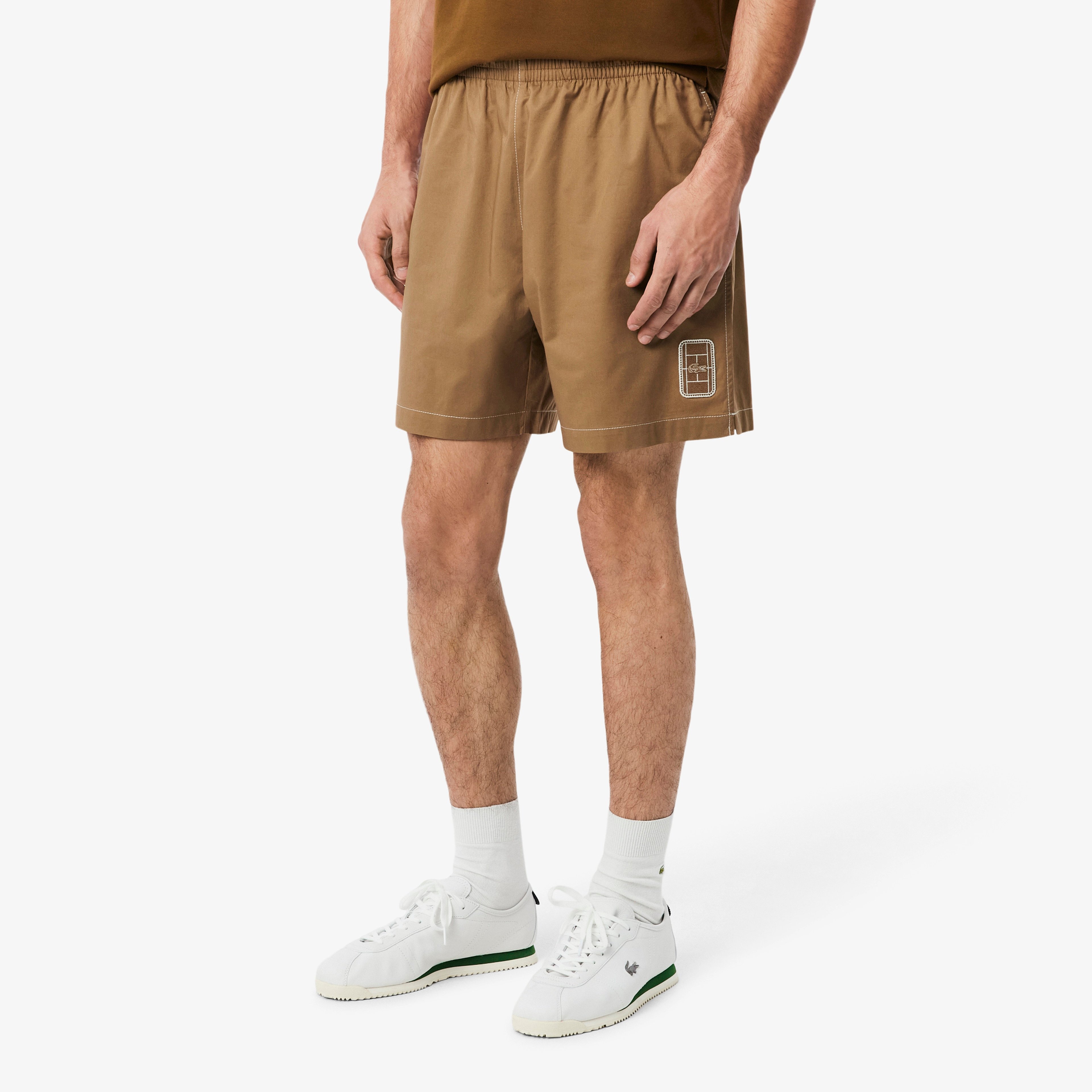 Erkek Relaxed Fit Kahverengi Şort Erkek Relaxed Fit Kahverengi Şort