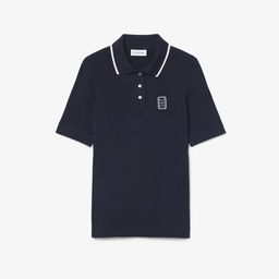 Kadın Slim Fit Lacivert Polo Lacivert