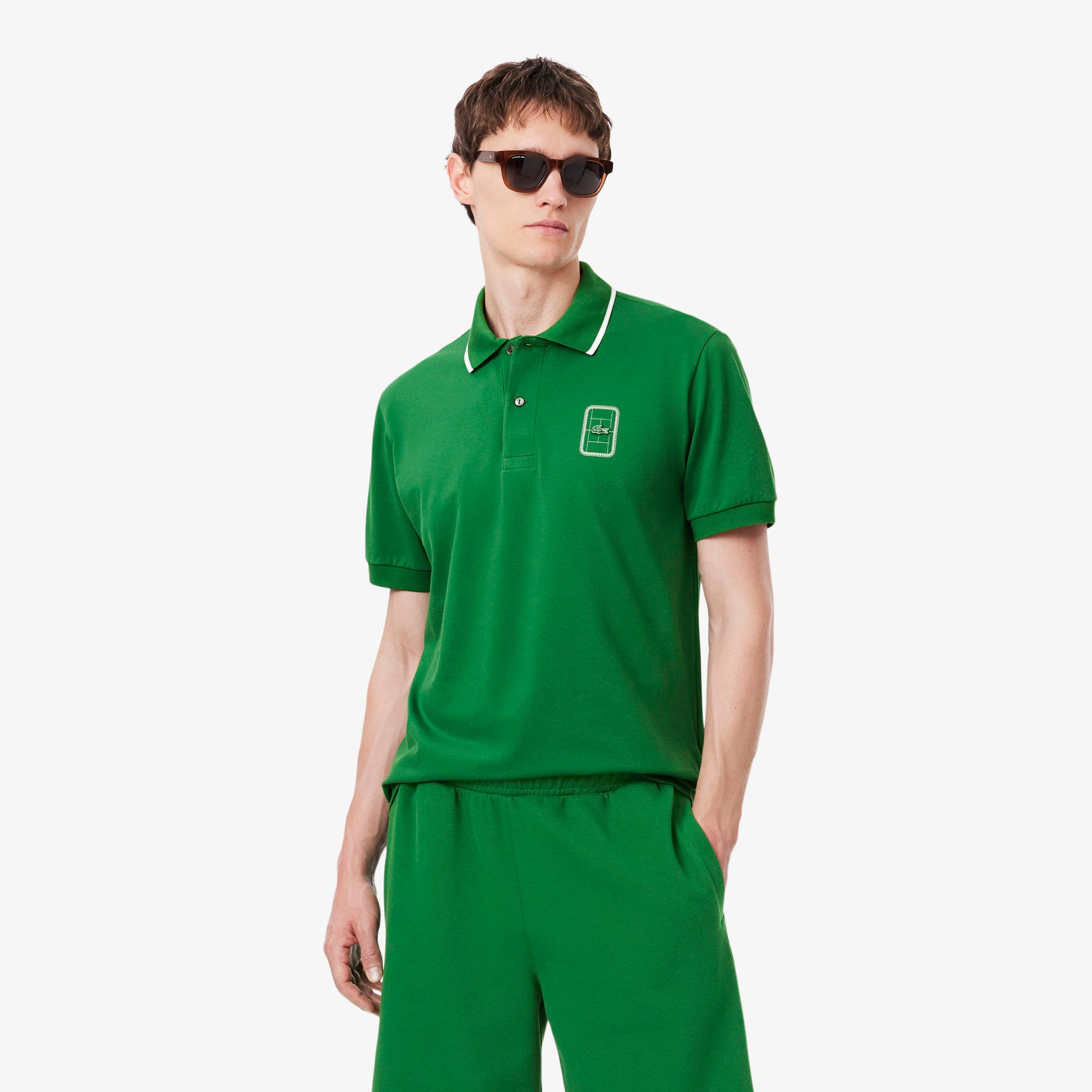 Erkek Classic Fit Yeşil Polo Erkek Classic Fit Yeşil Polo