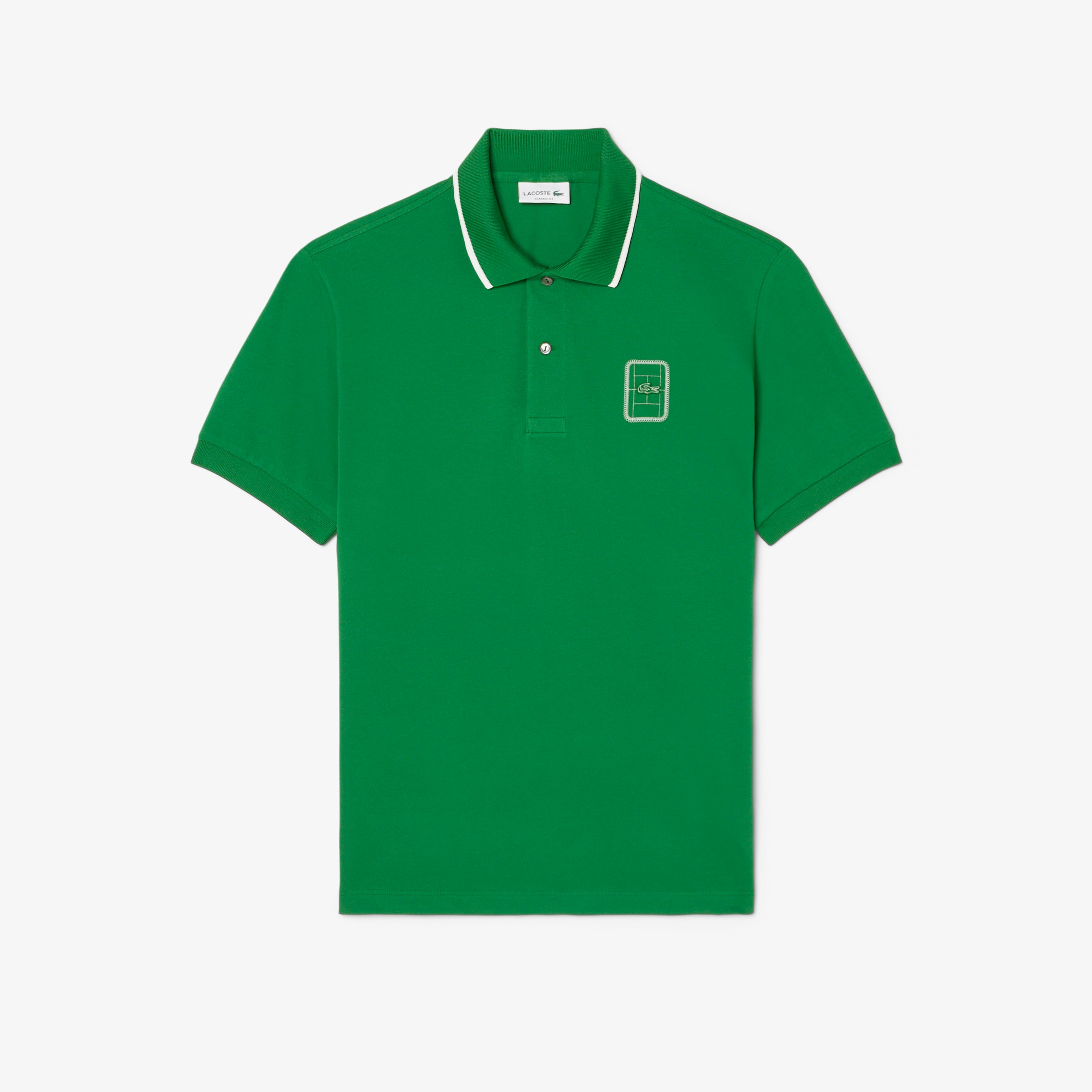 Erkek Classic Fit Yeşil Polo Erkek Classic Fit Yeşil Polo
