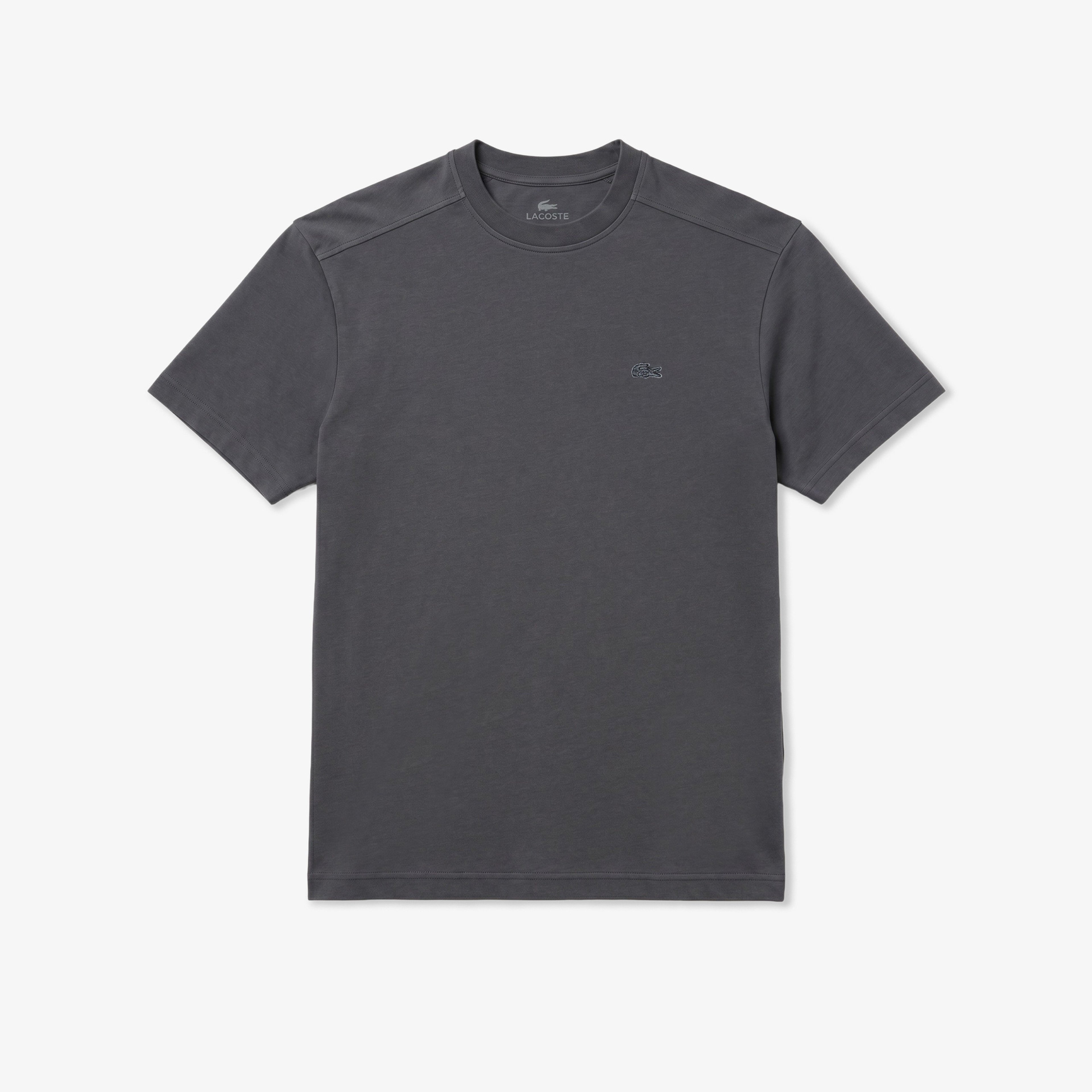 Erkek Relaxed Fit Bisiklet Yaka Koyu Gri T-Shirt Erkek Relaxed Fit Bisiklet Yaka Koyu Gri T-Shirt