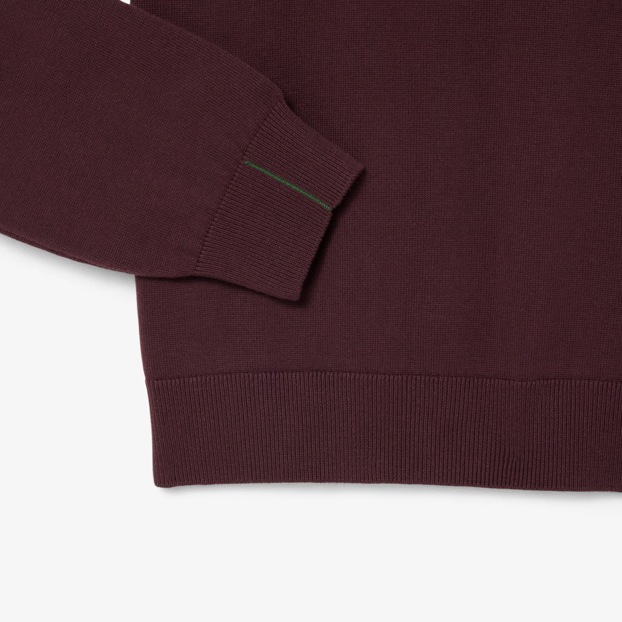 Erkek Regular Fit Yarım Fermuarlı Bordo Kazak Erkek Regular Fit Yarım Fermuarlı Bordo Kazak