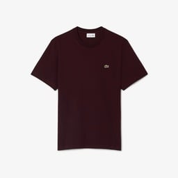 Erkek Classic Fit Bisiklet Yaka Bordo T-Shirt Bordo