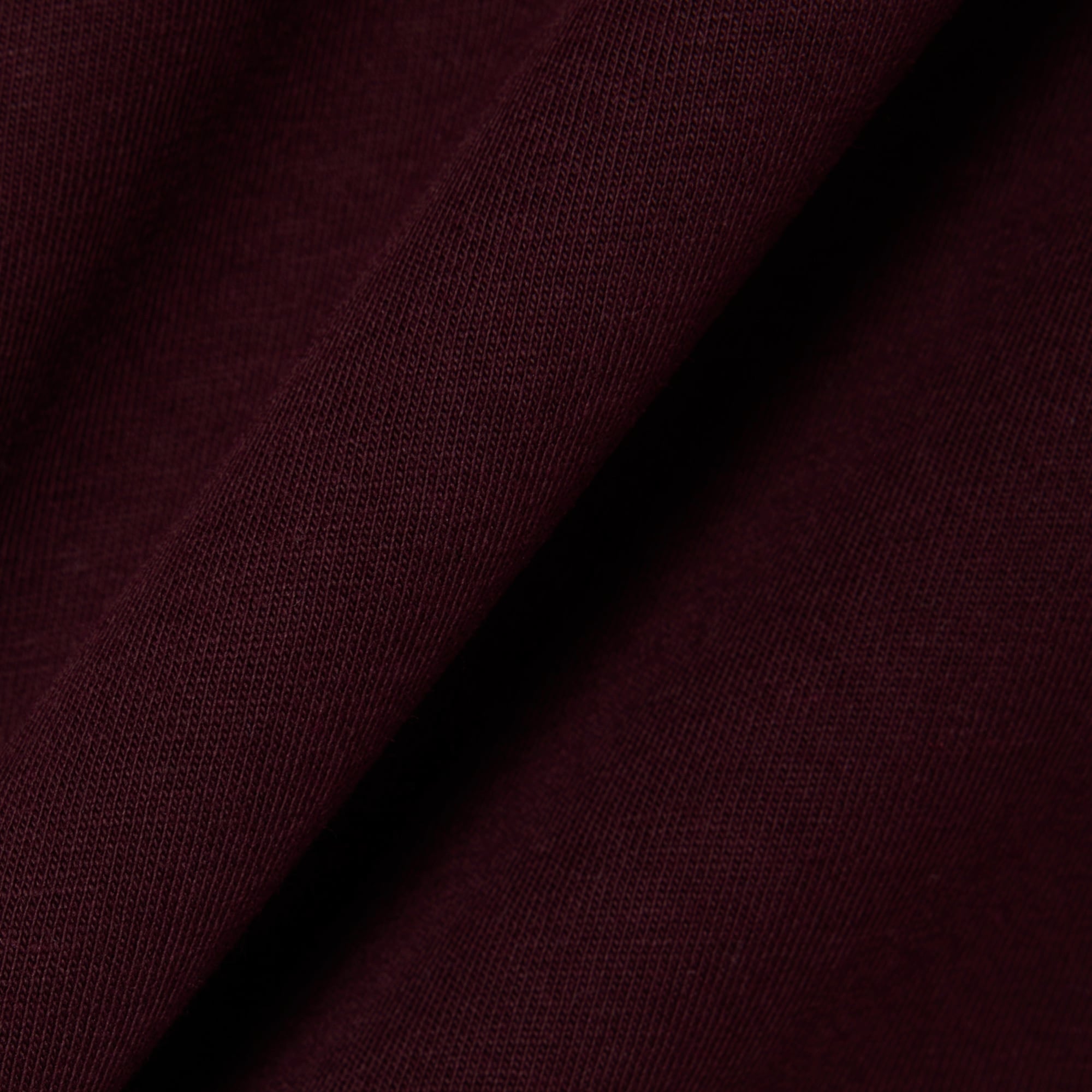 Erkek Classic Fit Bisiklet Yaka Bordo T-Shirt