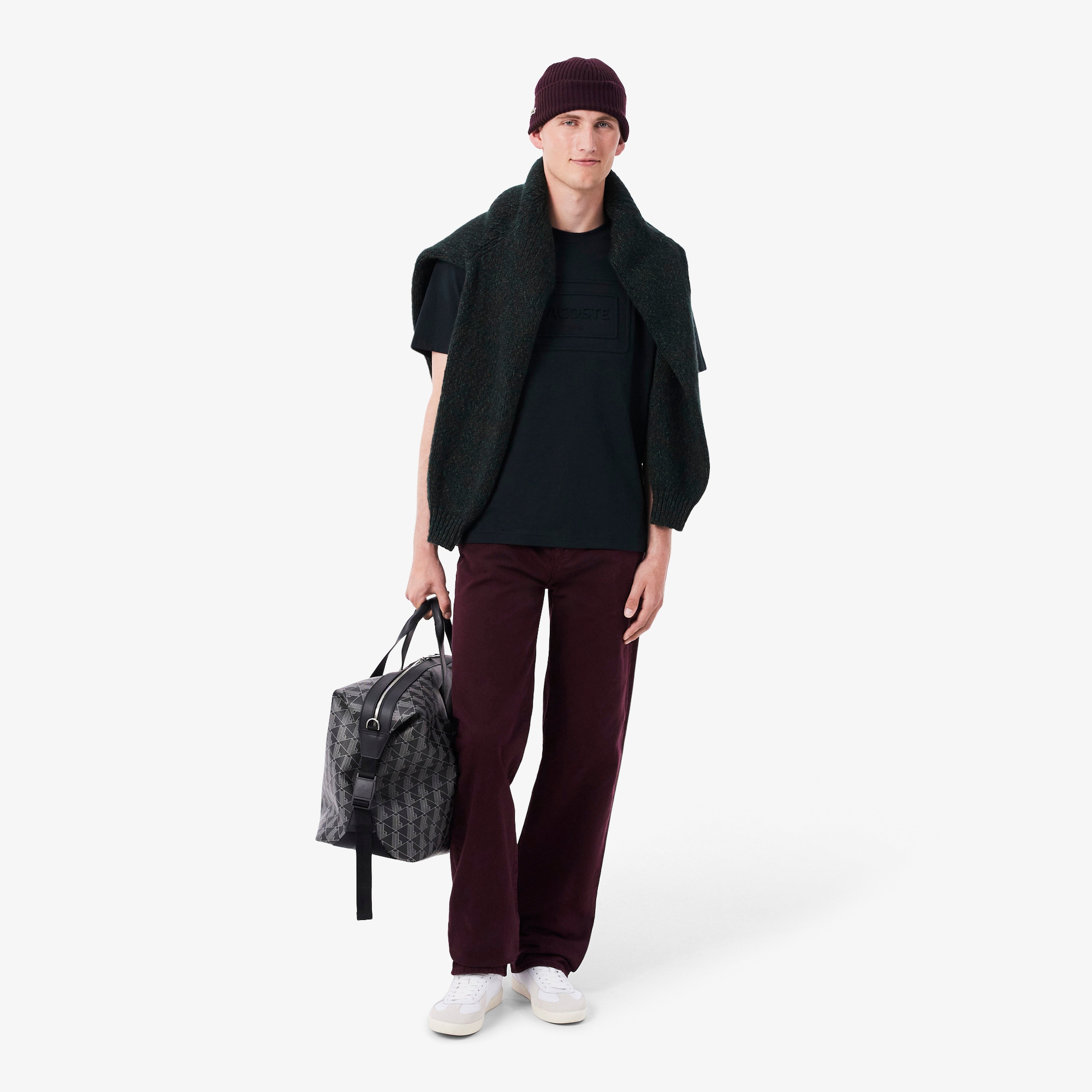 Unisex Yün Kahverengi Bere