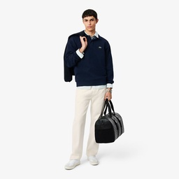 Erkek Classic Fit Polo Yaka Lacivert Sweatshirt Lacivert