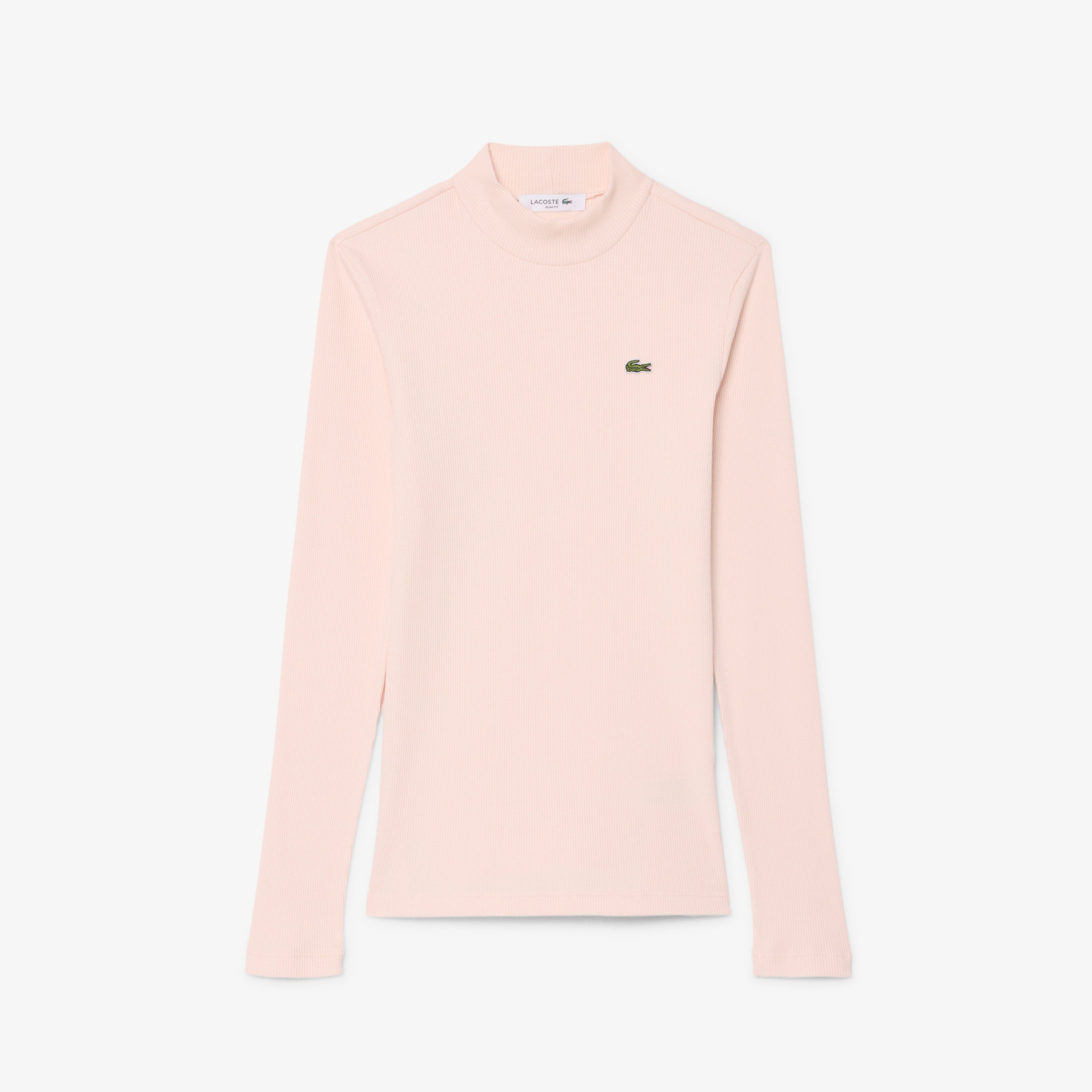 Kadın Slim Fit Uzun Kollu Pembe T-Shirt Kadın Slim Fit Uzun Kollu Pembe T-Shirt