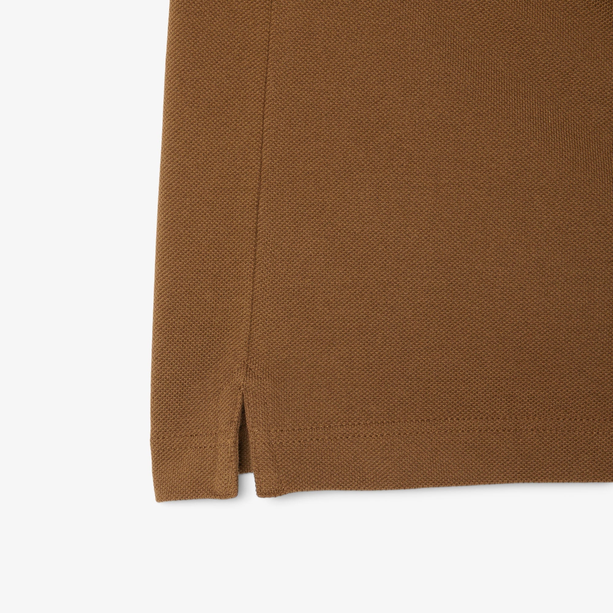 L.12.12 Erkek Slim Fit Kahverengi Polo