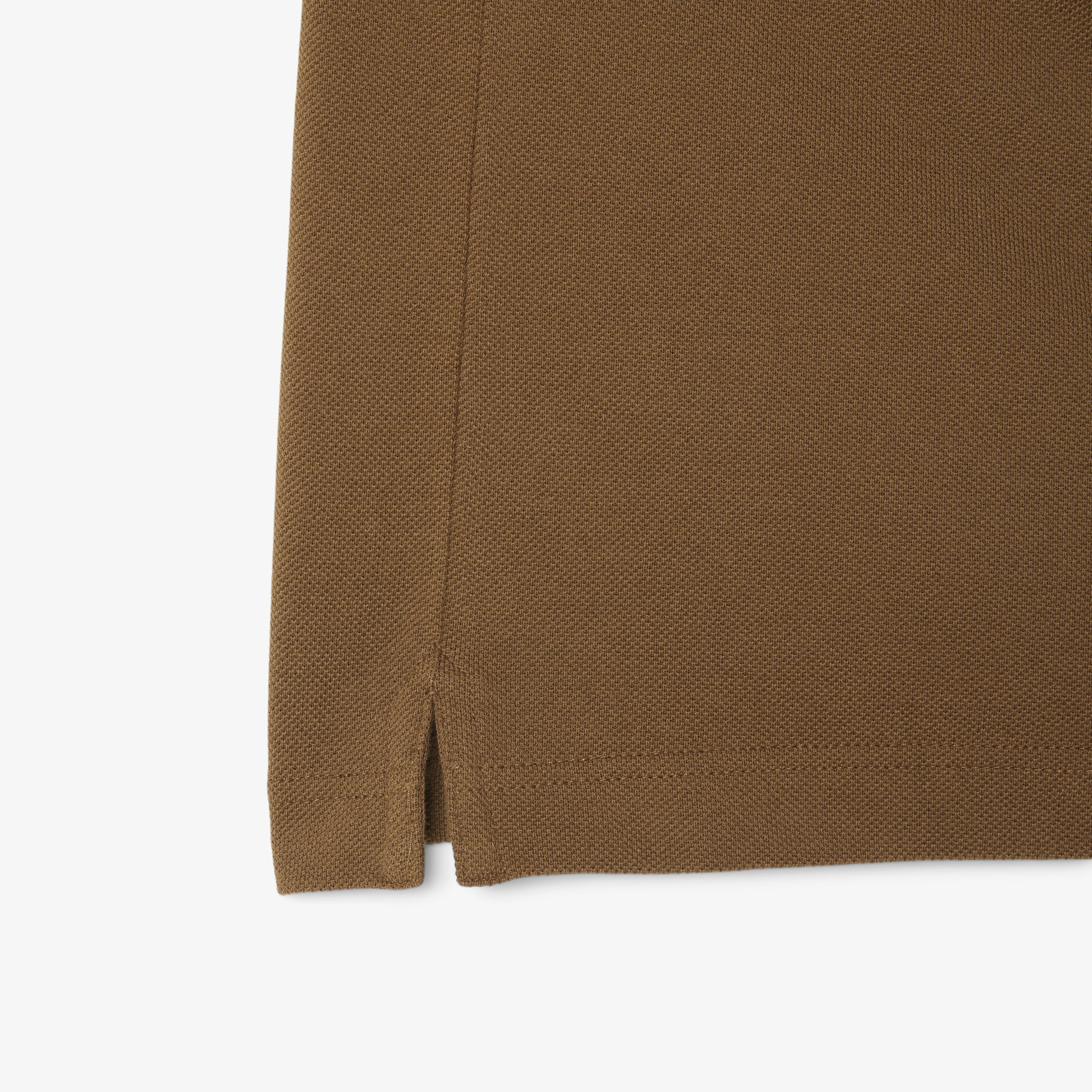 L.12.12 Erkek Slim Fit Kahverengi Polo
