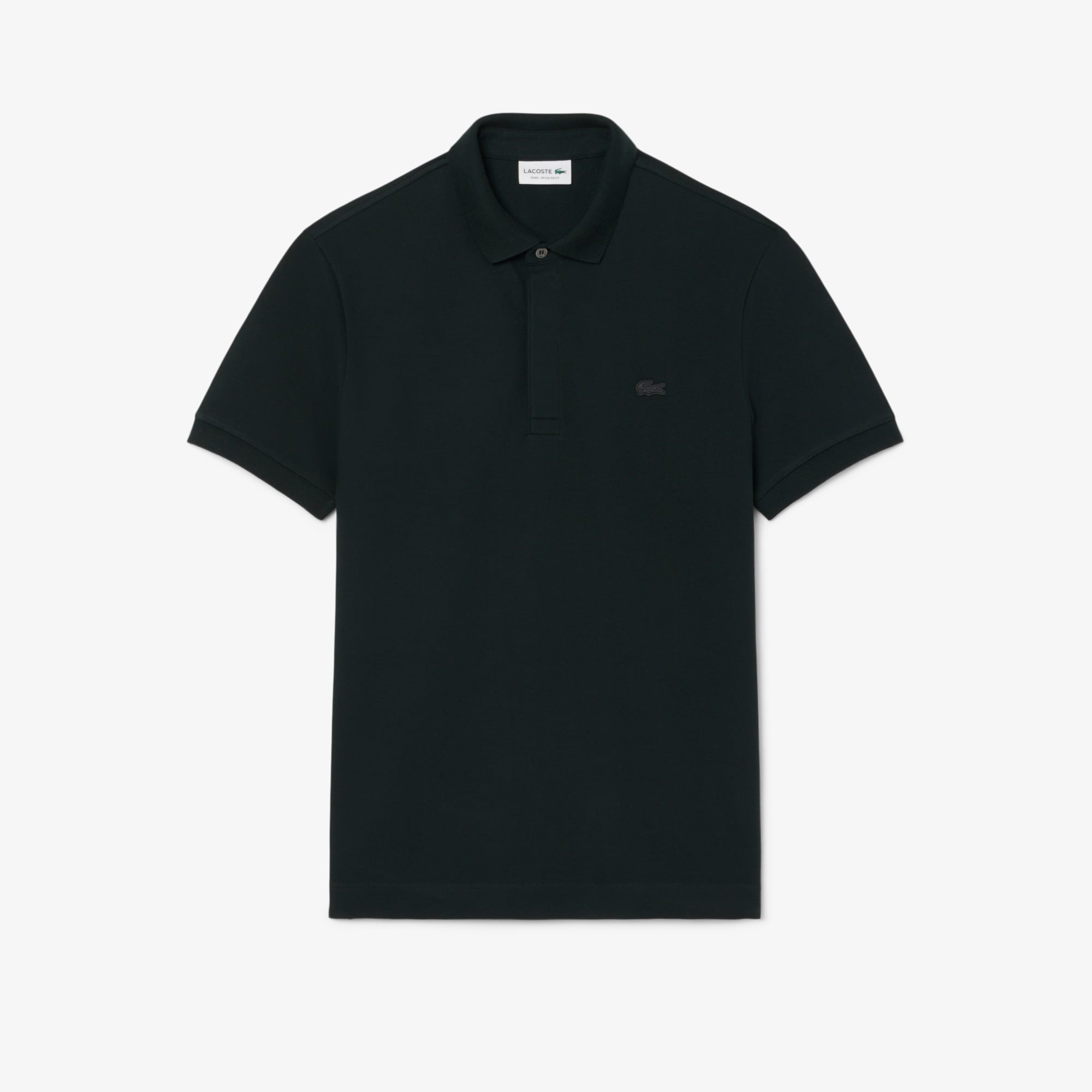 Regular Fit Paris Stretch Piqué Polo Shirt Yeşil