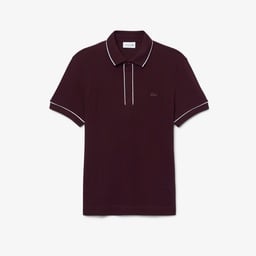 Erkek Regular Fit Organik Pamuk Bordo Paris Polo Bordo